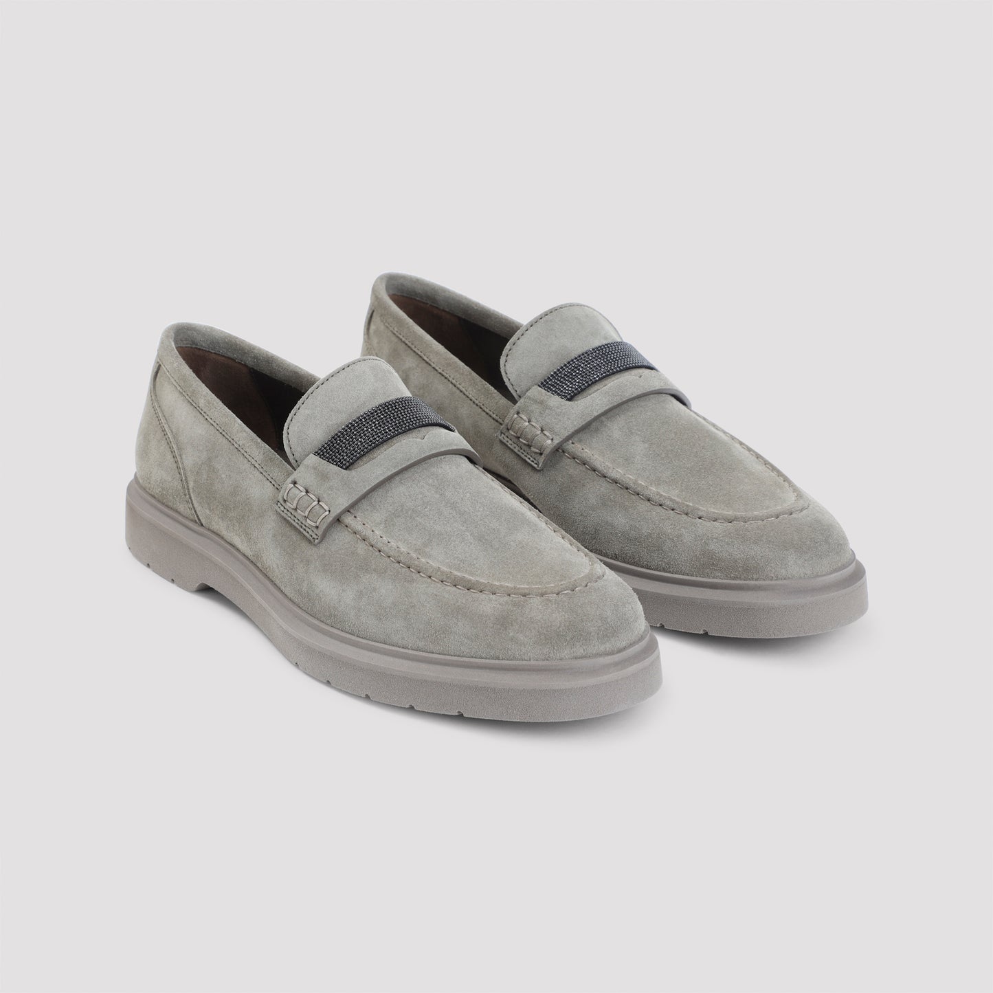 Brunello Cucinelli Leather Loafers