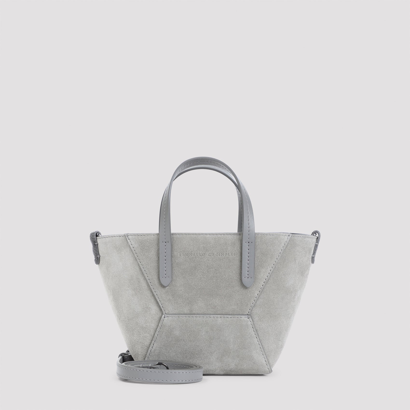 Brunello Cucinelli Suede Duomini Bag