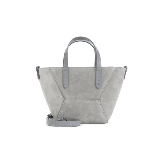 Brunello Cucinelli Suede Duomini Bag