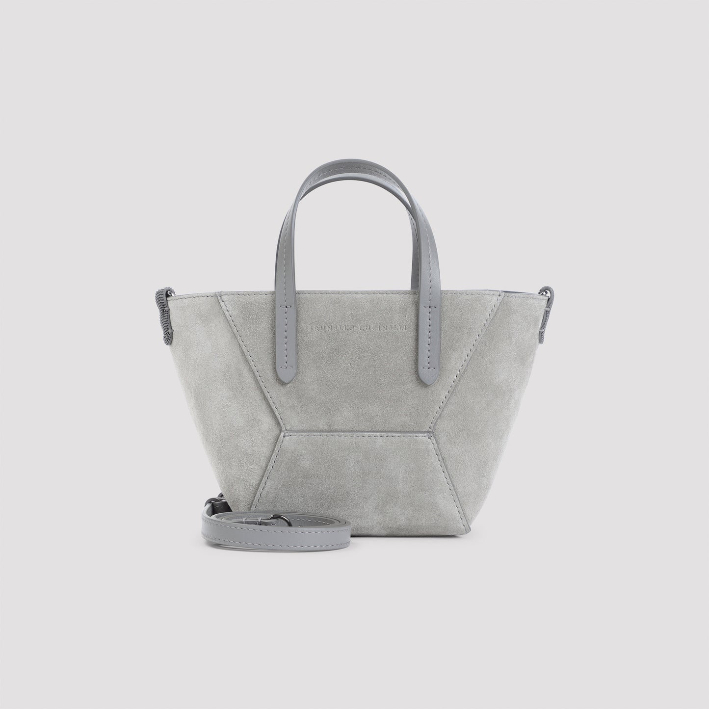 Brunello Cucinelli Suede Duomini Bag