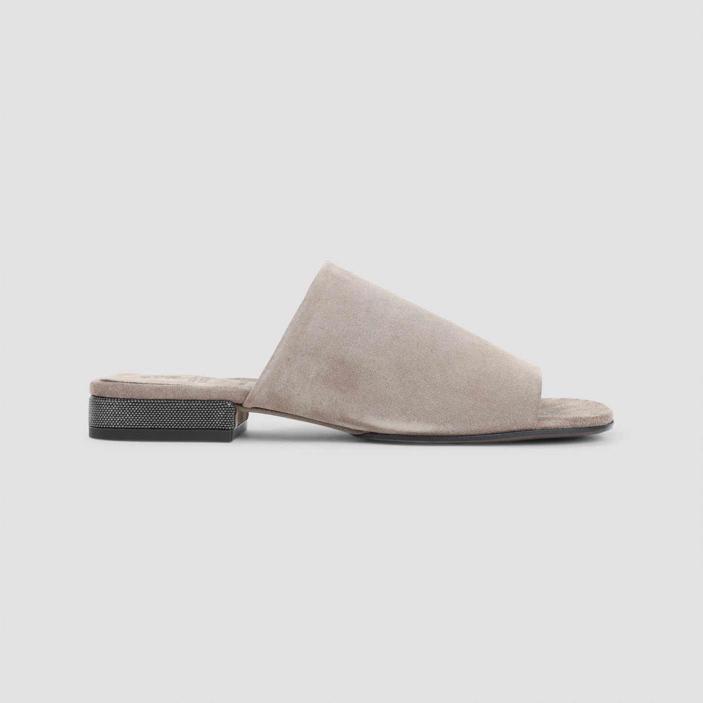 Brunello Cucinelli Suede Flat Sandals