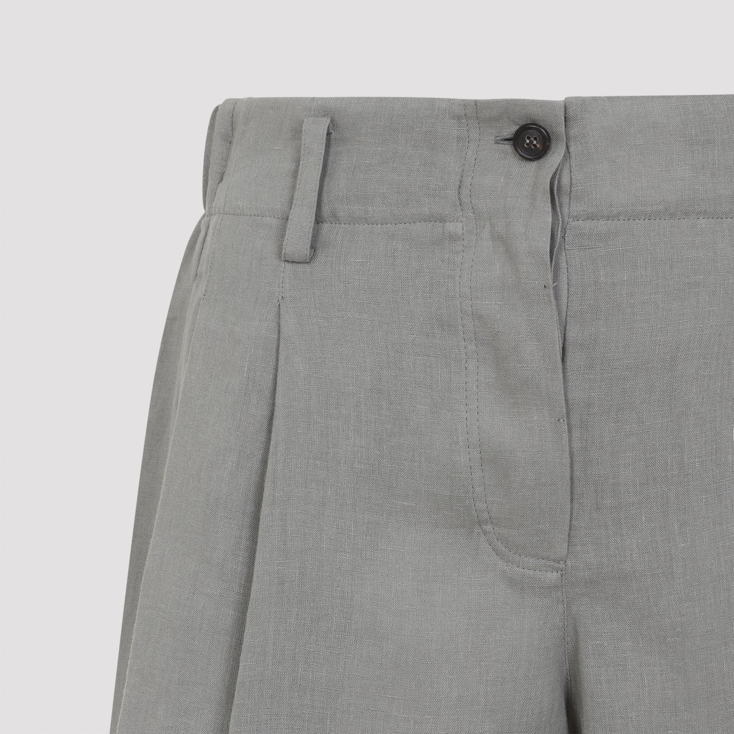Brunello Cucinelli Linen Bermuda