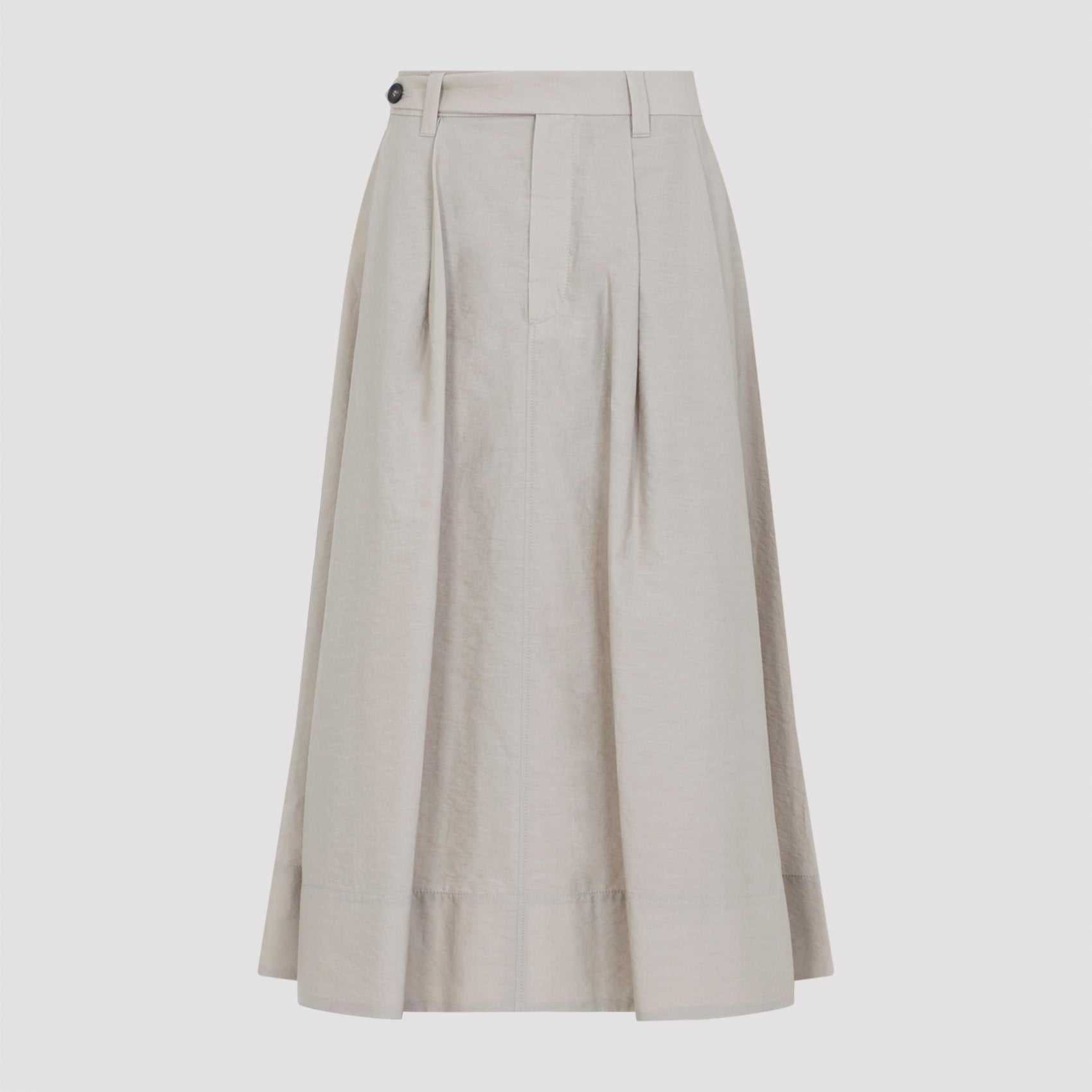 Brunello Cucinelli Cotton Midi Skirt
