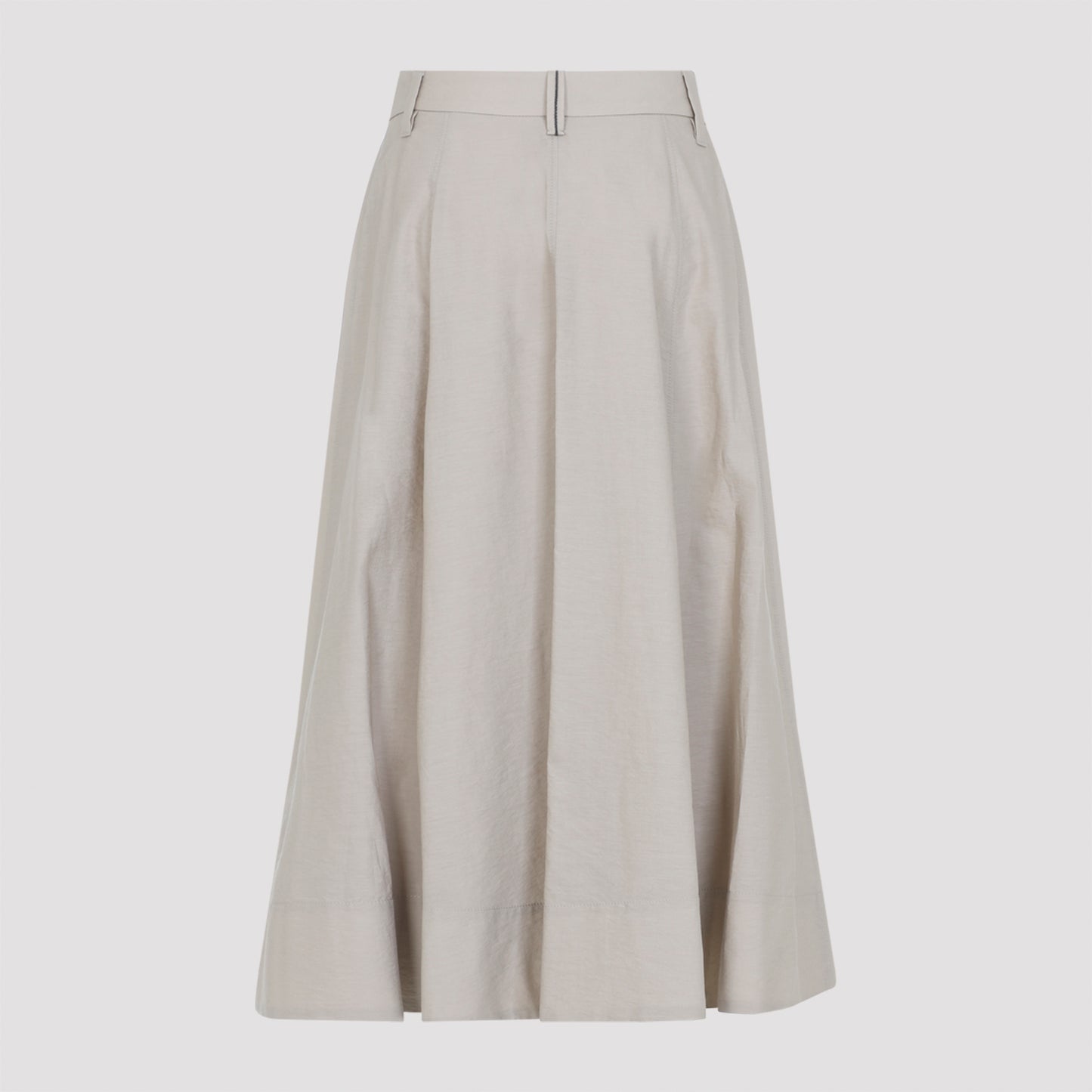Brunello Cucinelli Cotton Midi Skirt