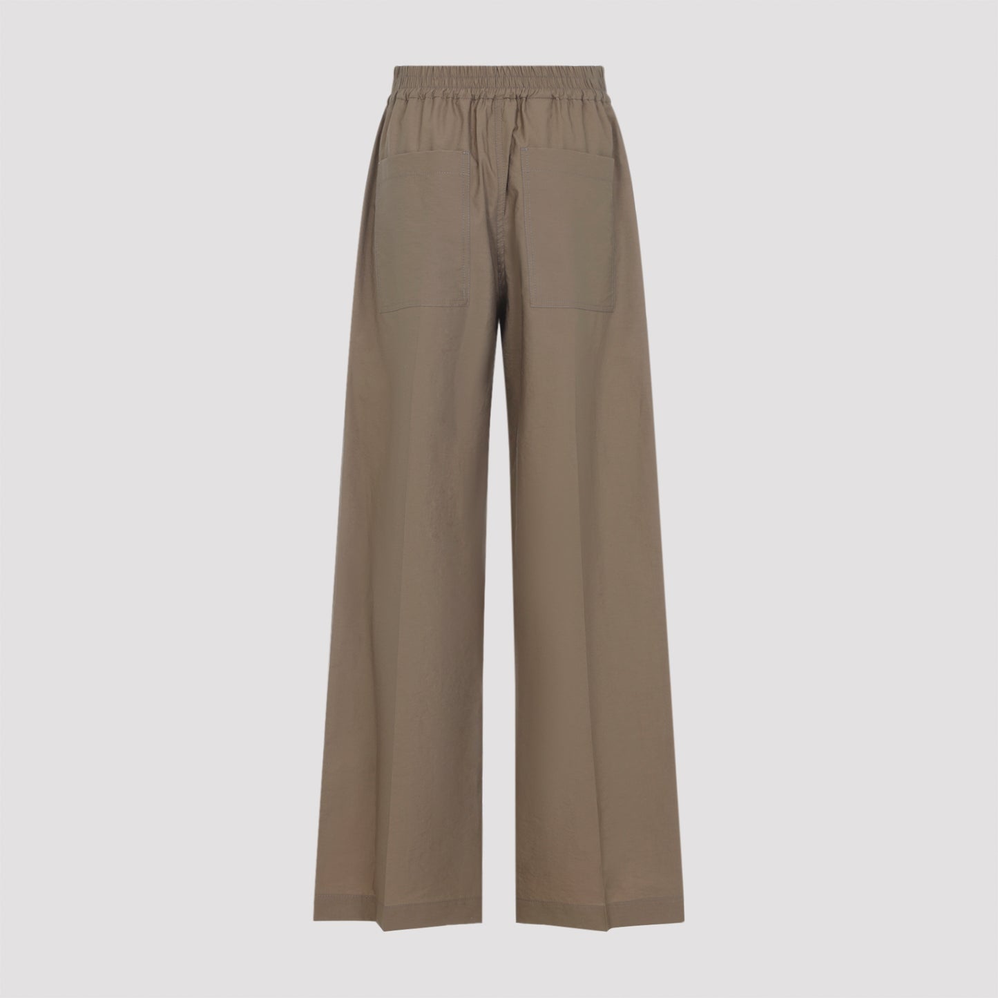 Brunello Cucinelli Wide Leg Cotton Pants