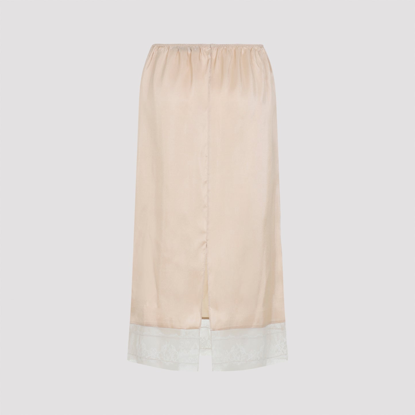 Carven Pull On Lace Trim Skirt