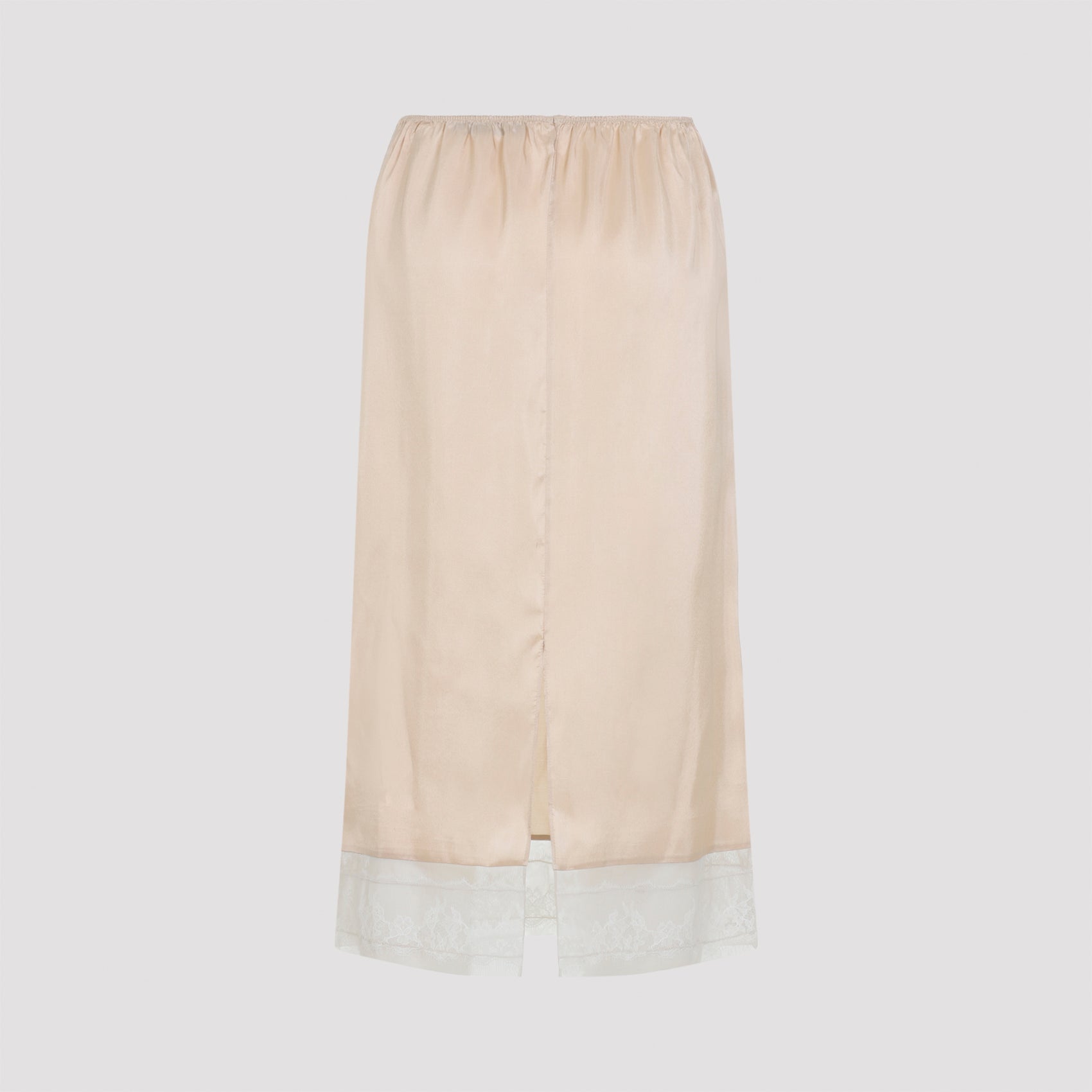 Carven Pull On Lace Trim Skirt