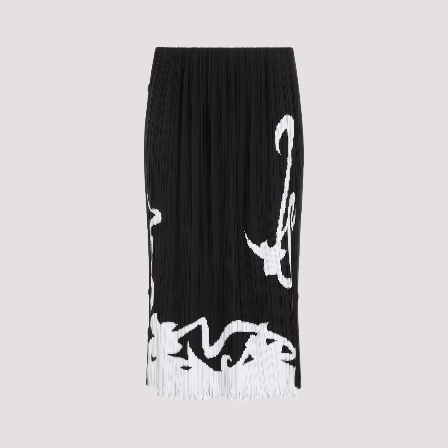 Lanvin Pleated Long Skirt