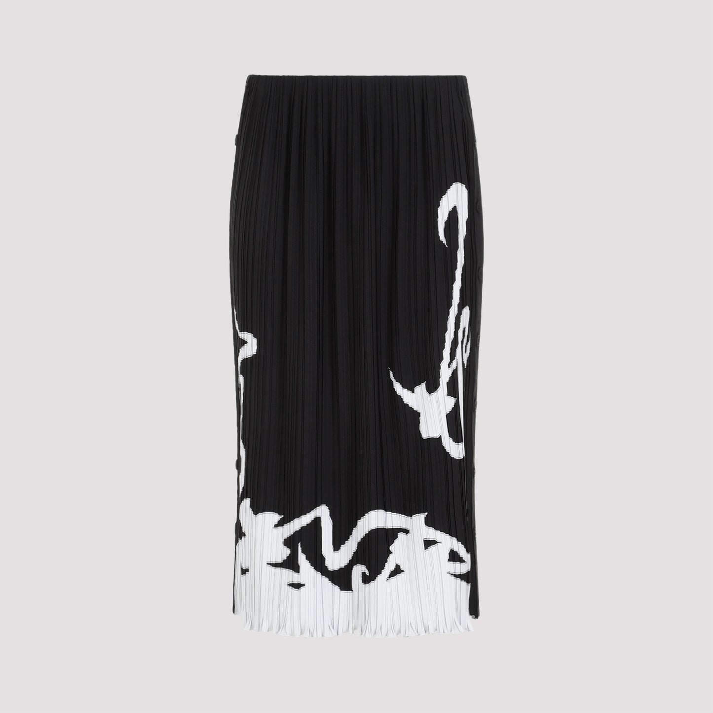 Lanvin Pleated Long Skirt