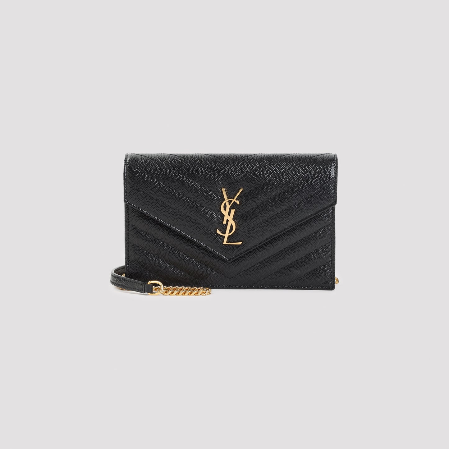Saint Laurent Cassandre Envelope Chain Wallet