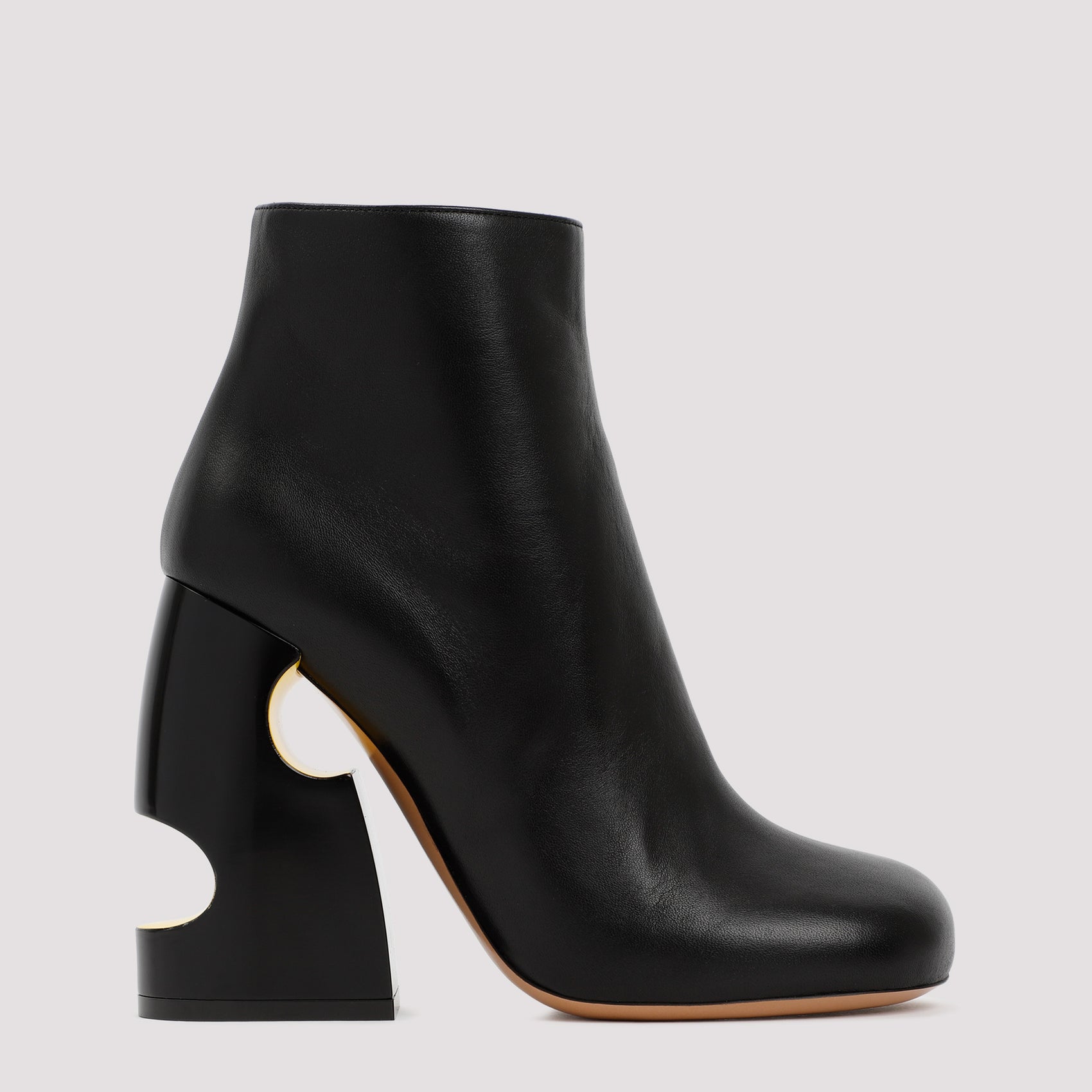 Off White Pop Bulky Nappa Ankle Boot
