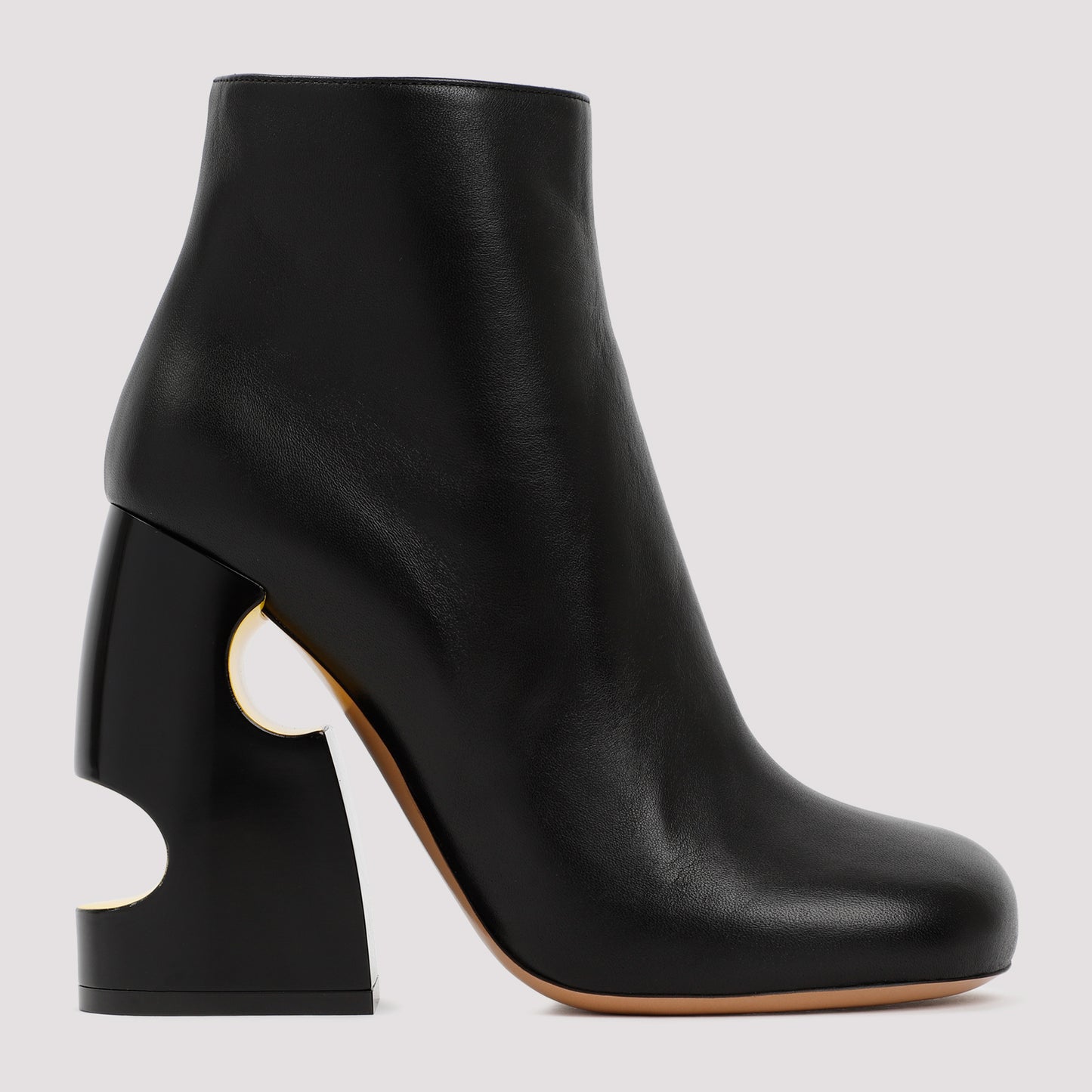Off White Pop Bulky Nappa Ankle Boot