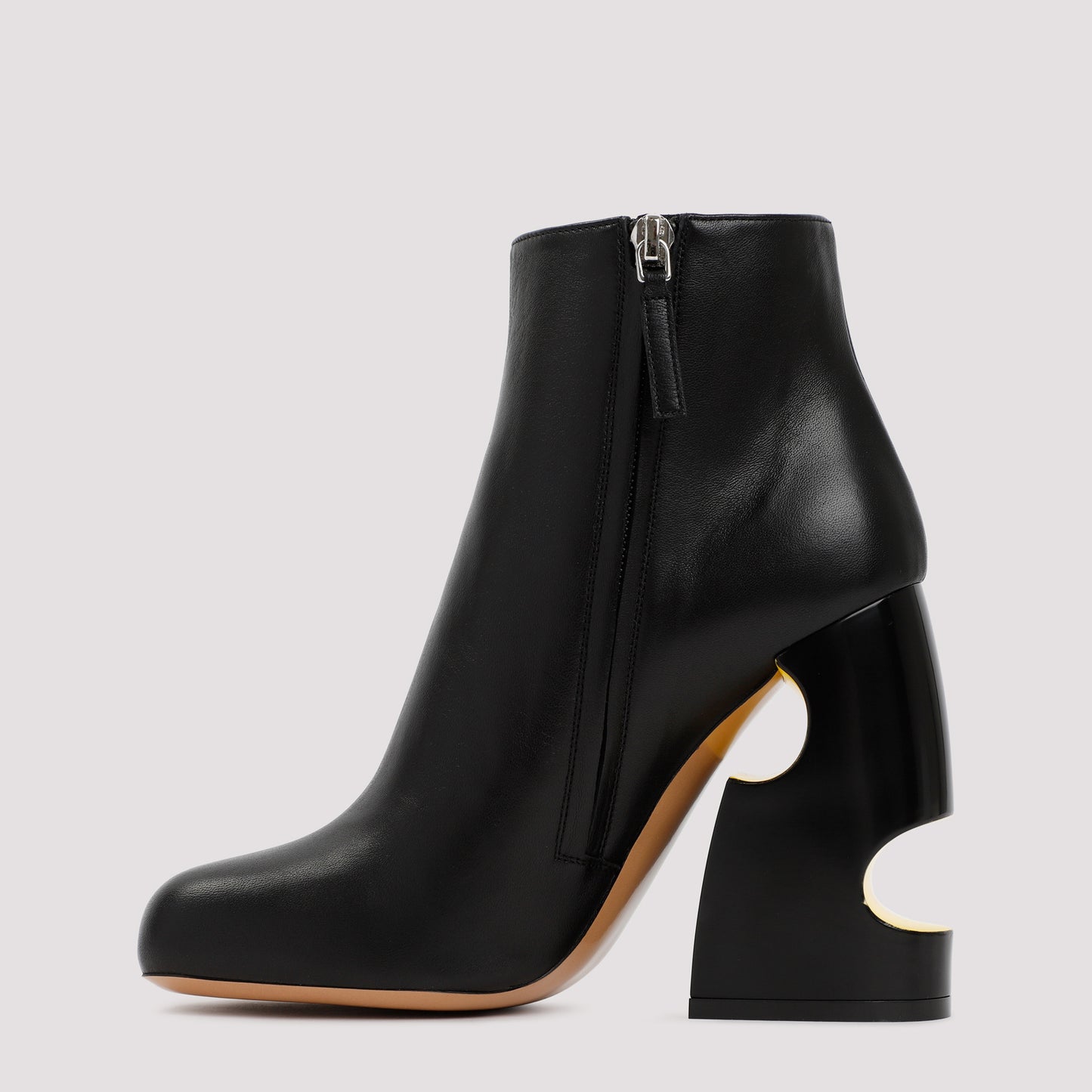 Off White Pop Bulky Nappa Ankle Boot