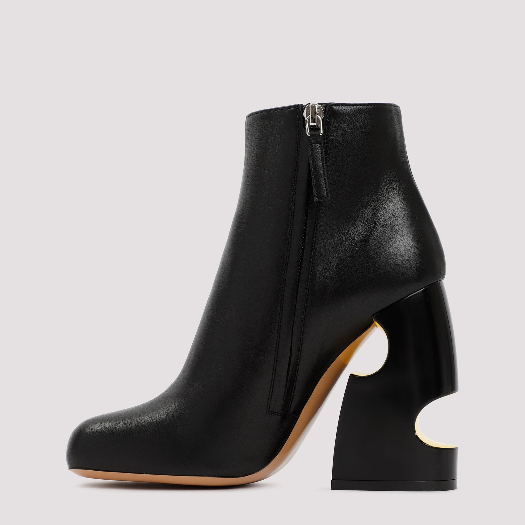 Off White Pop Bulky Nappa Ankle Boot