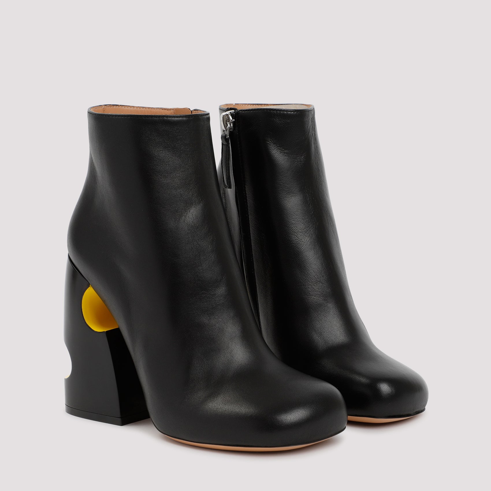 Off White Pop Bulky Nappa Ankle Boot
