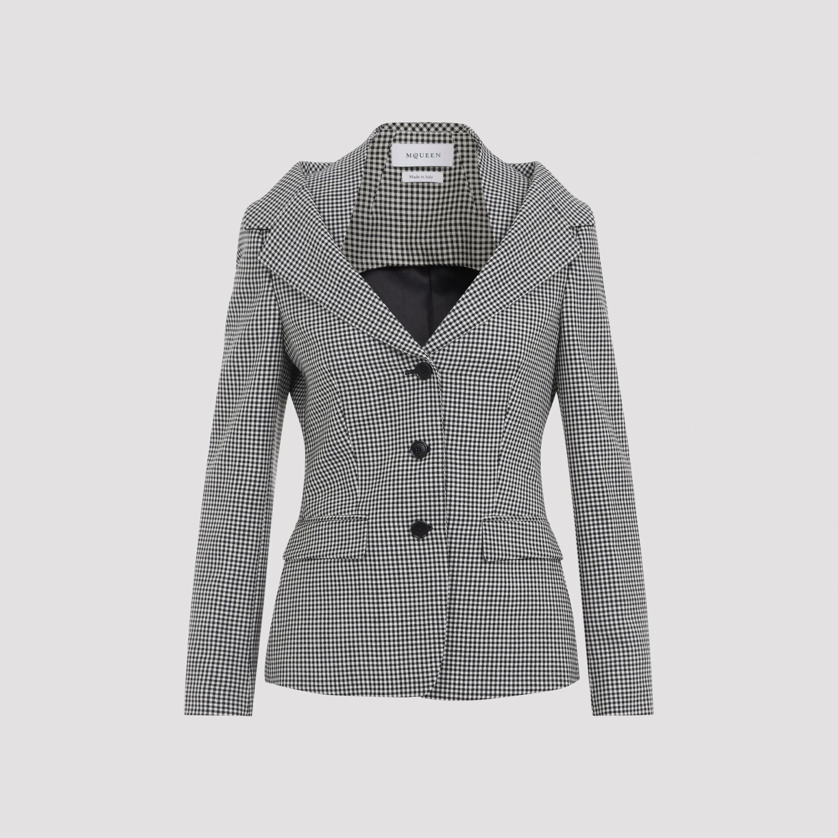 Alexander McQueen Off Shoulder Jacket Harness