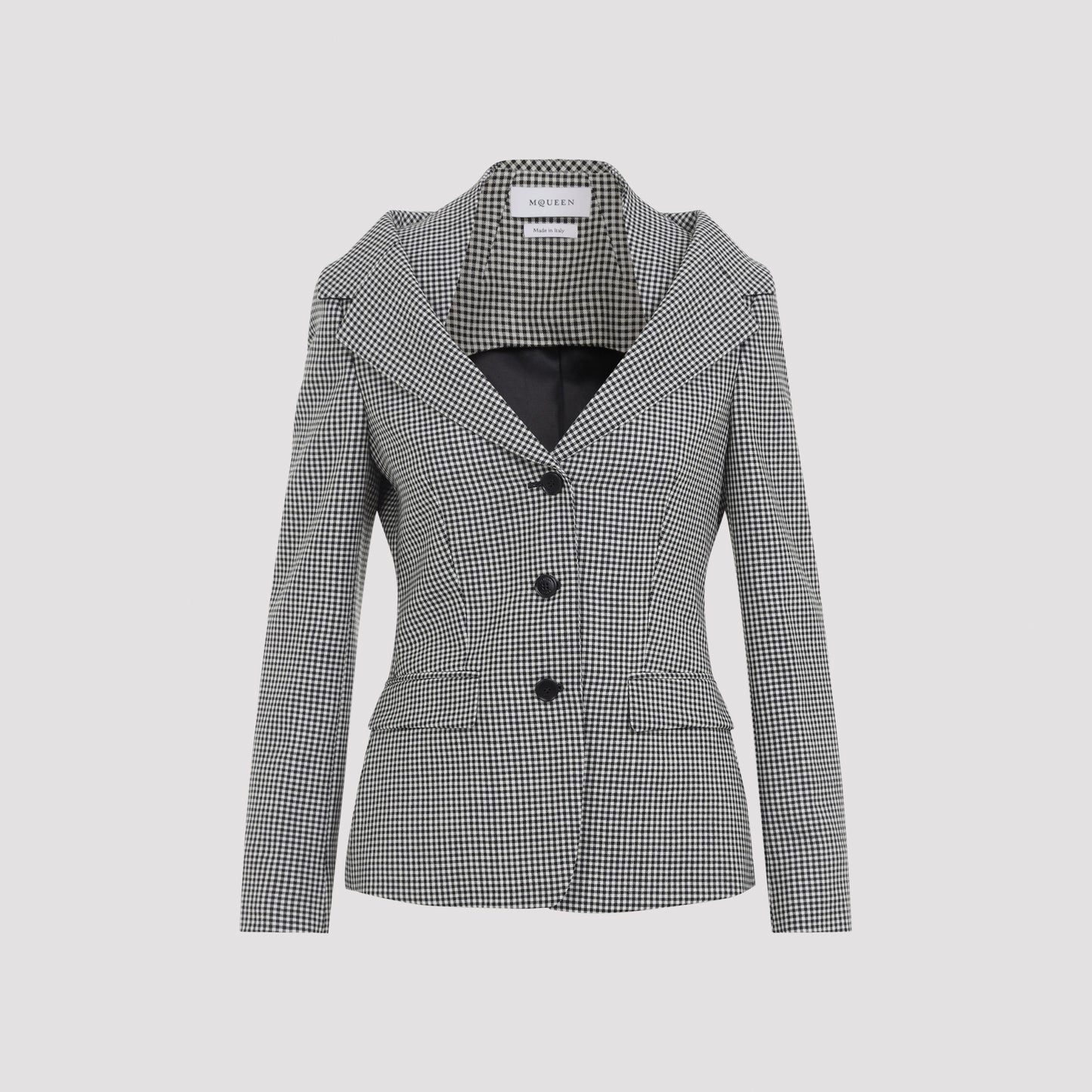 Alexander McQueen Off Shoulder Jacket Harness