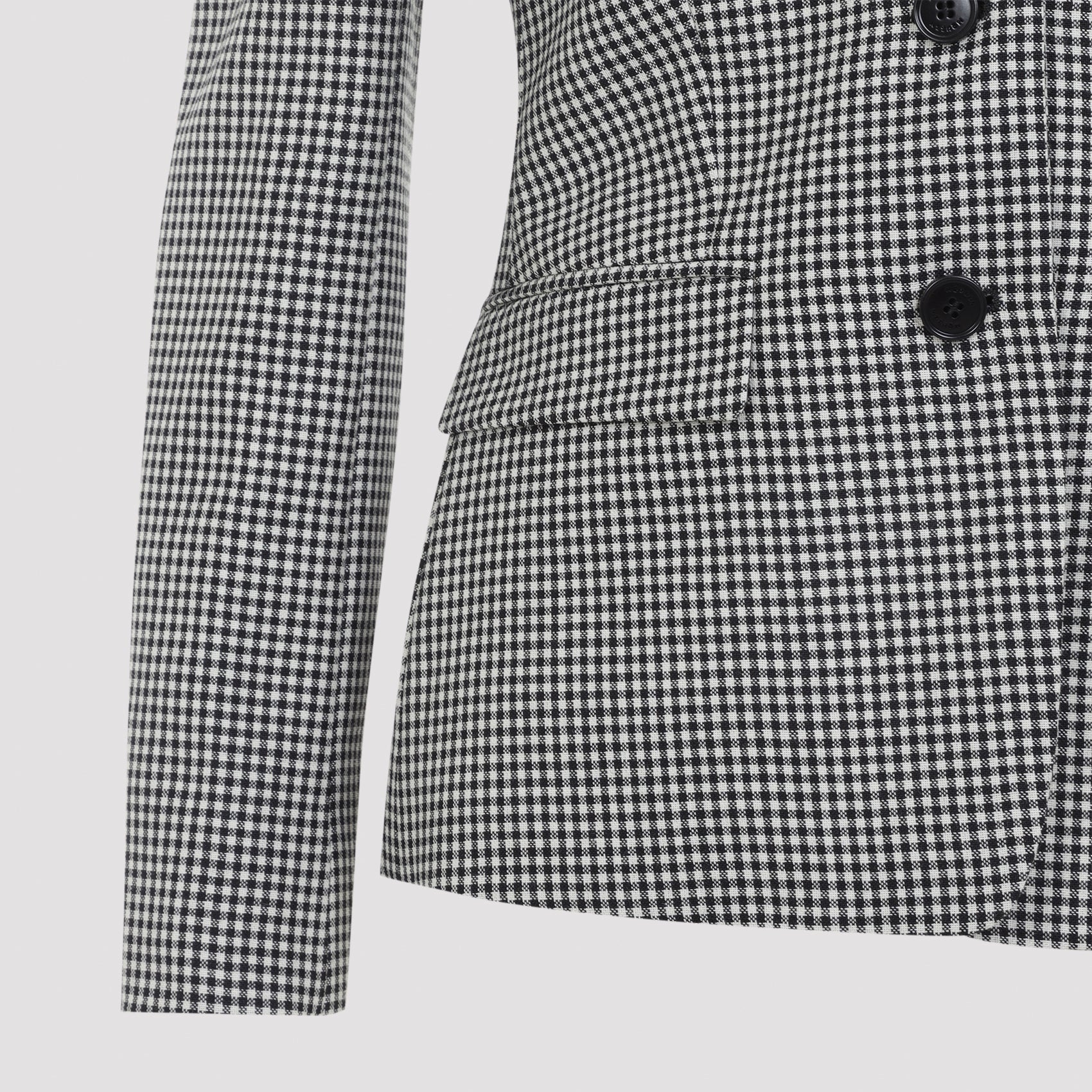 Alexander McQueen Off Shoulder Jacket Harness