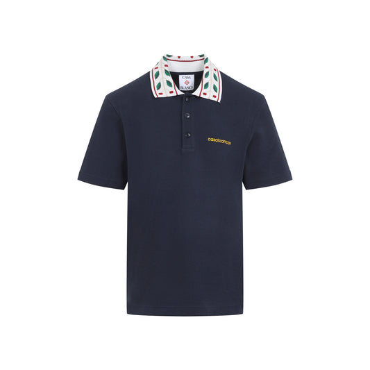 Casablanca Laurel Piqué Polo