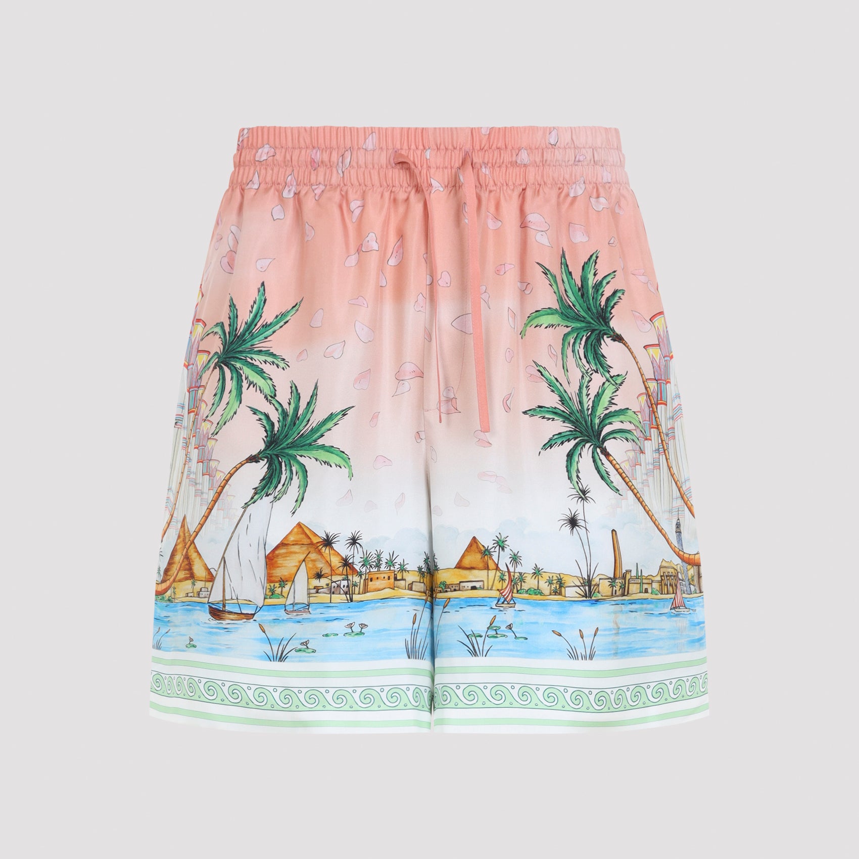 Casablanca Ethereal Silk Shorts