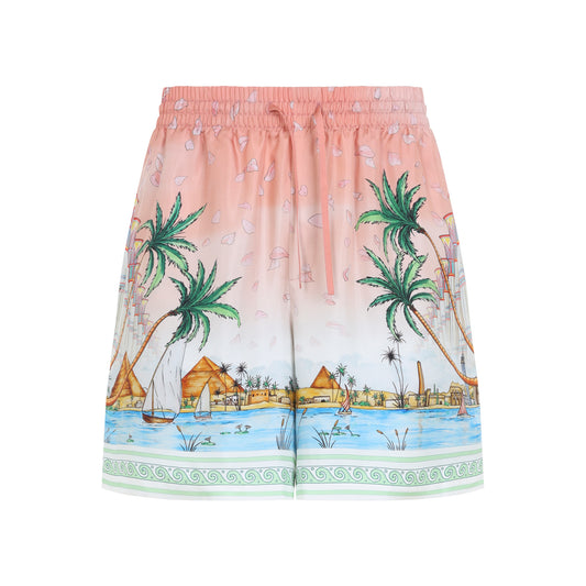 Casablanca Ethereal Silk Shorts