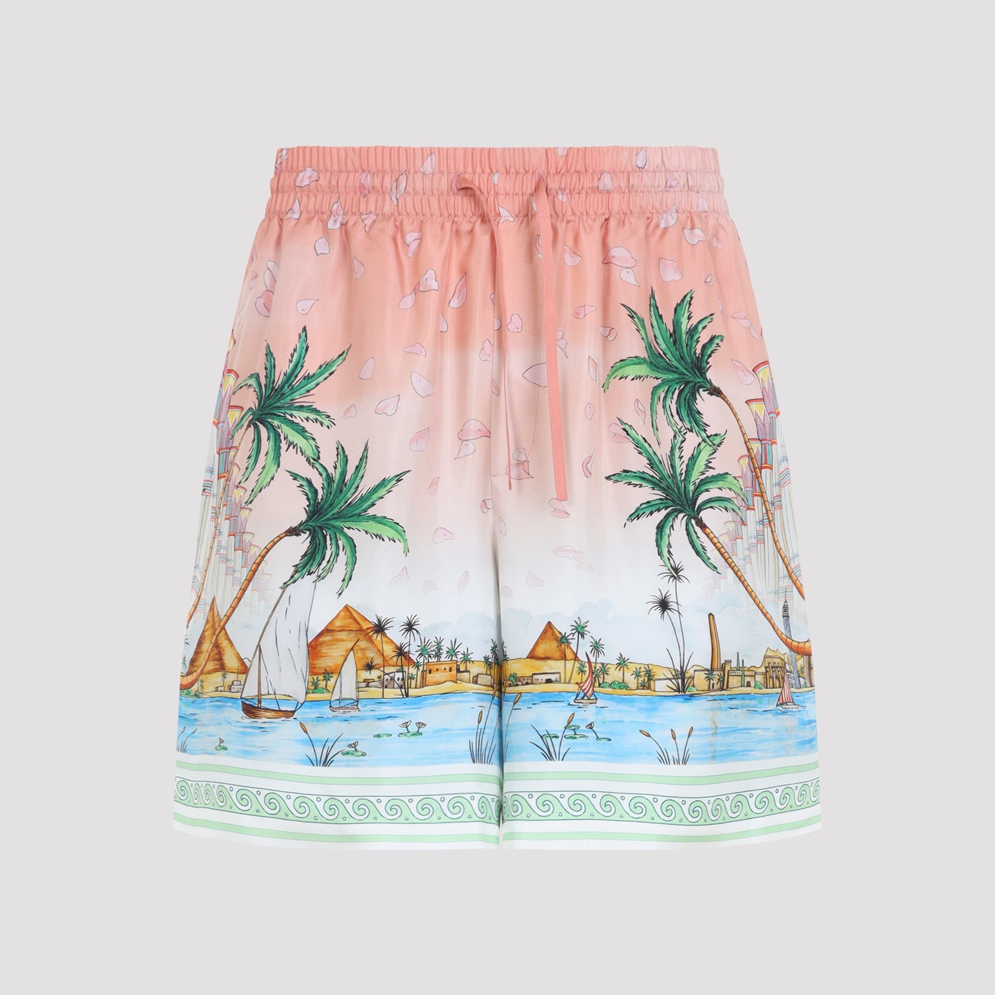 Casablanca Ethereal Silk Shorts