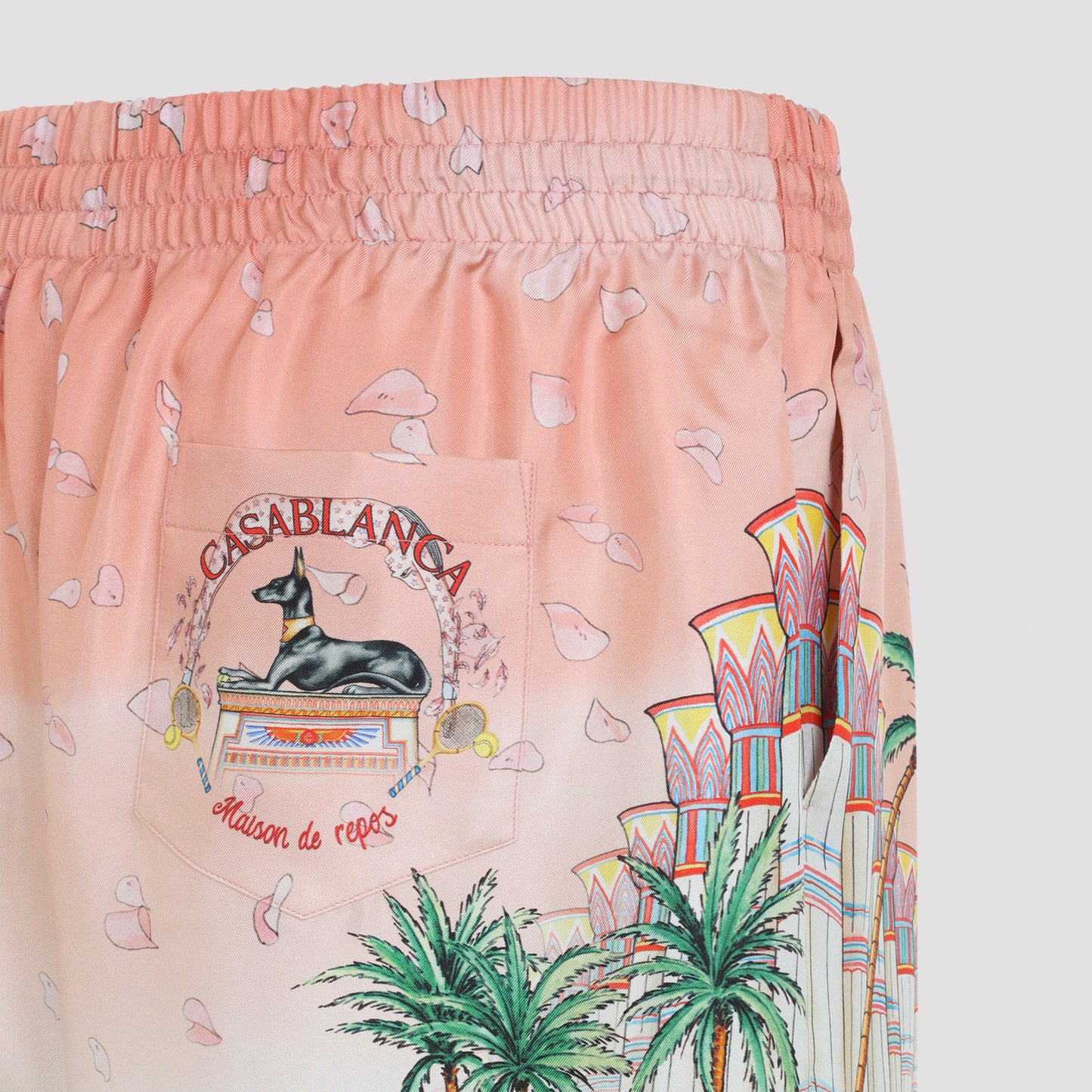 Casablanca Ethereal Silk Shorts
