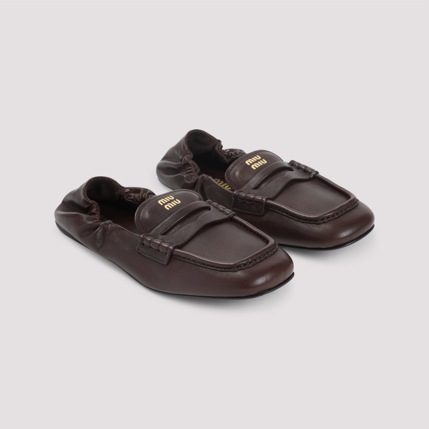 Miu Miu Lamb Leather Loafers