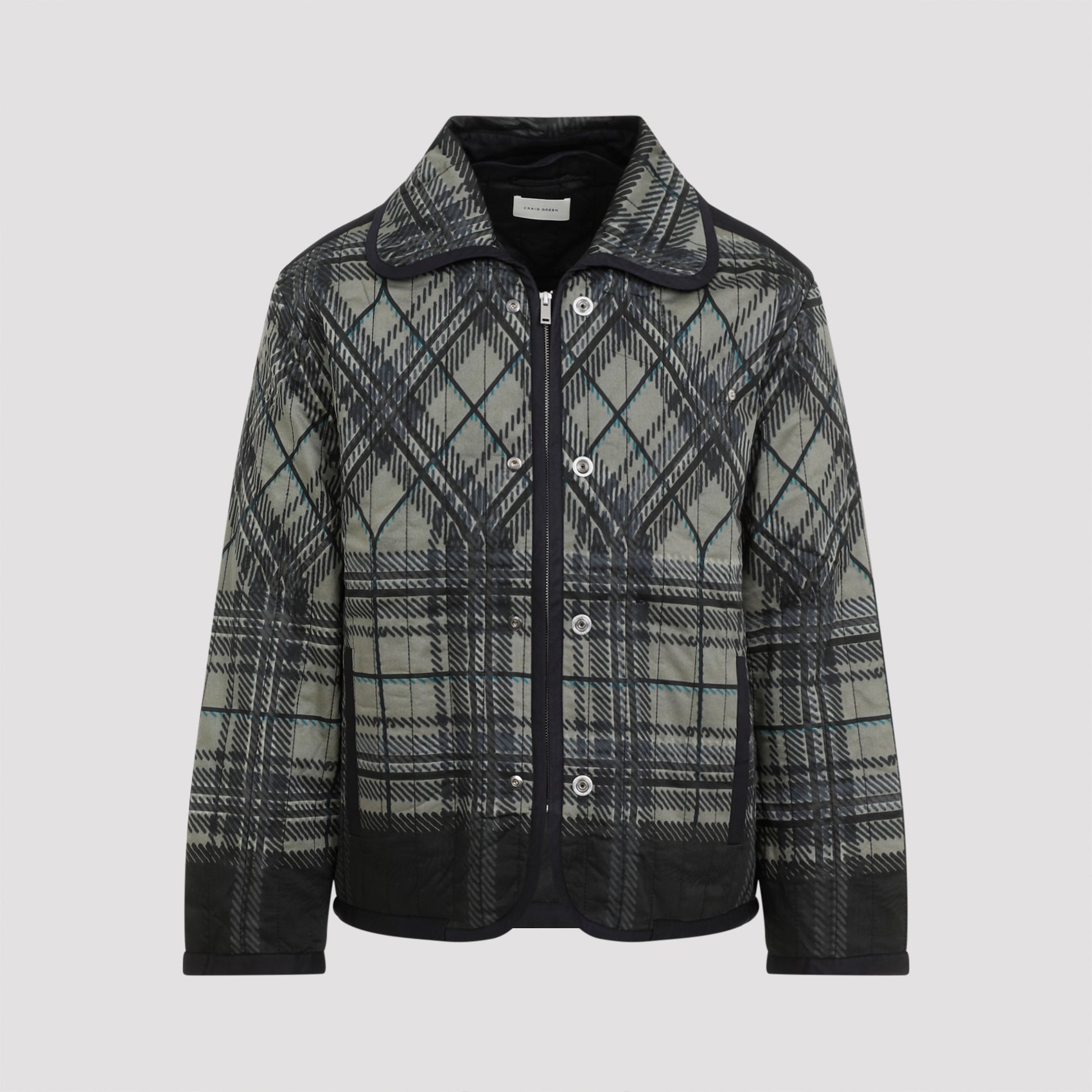 Craig Green Quilted Plaid Fade Jacket