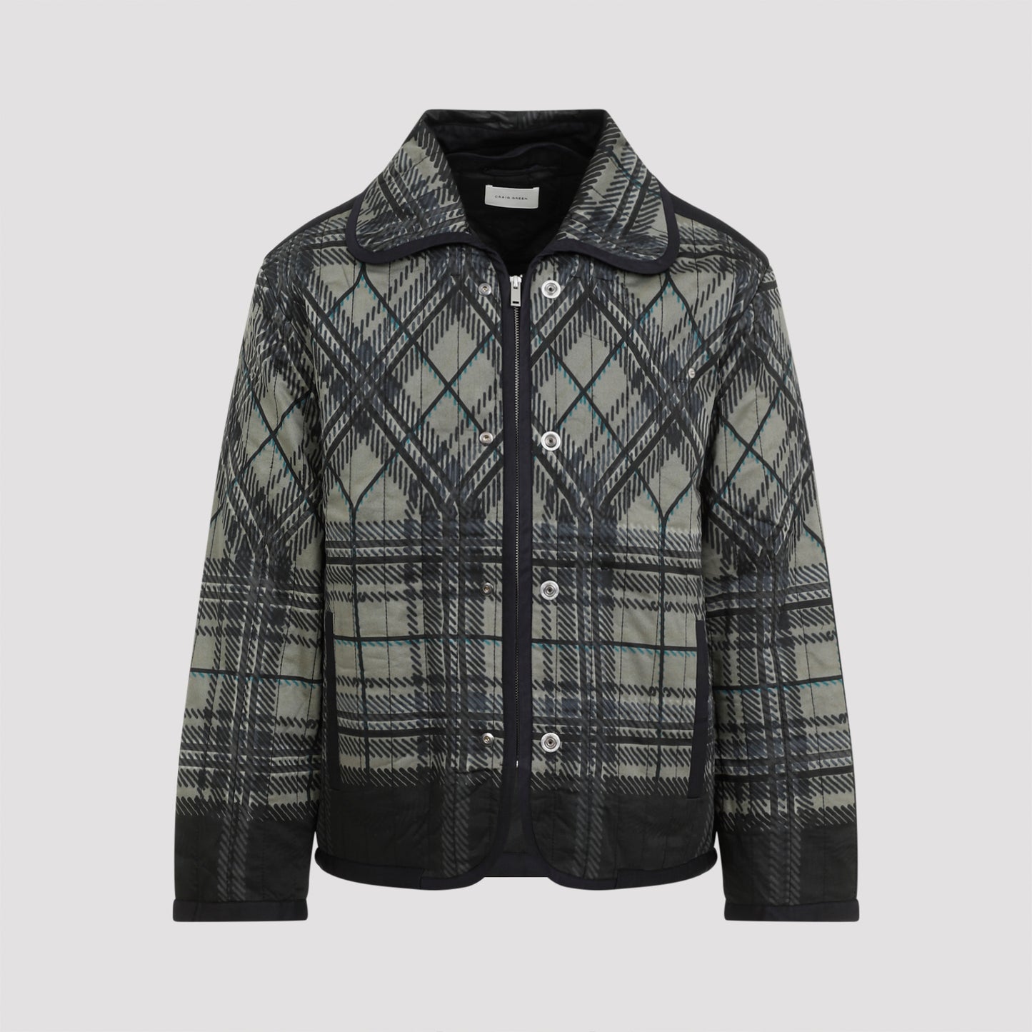 Craig Green Quilted Plaid Fade Jacket