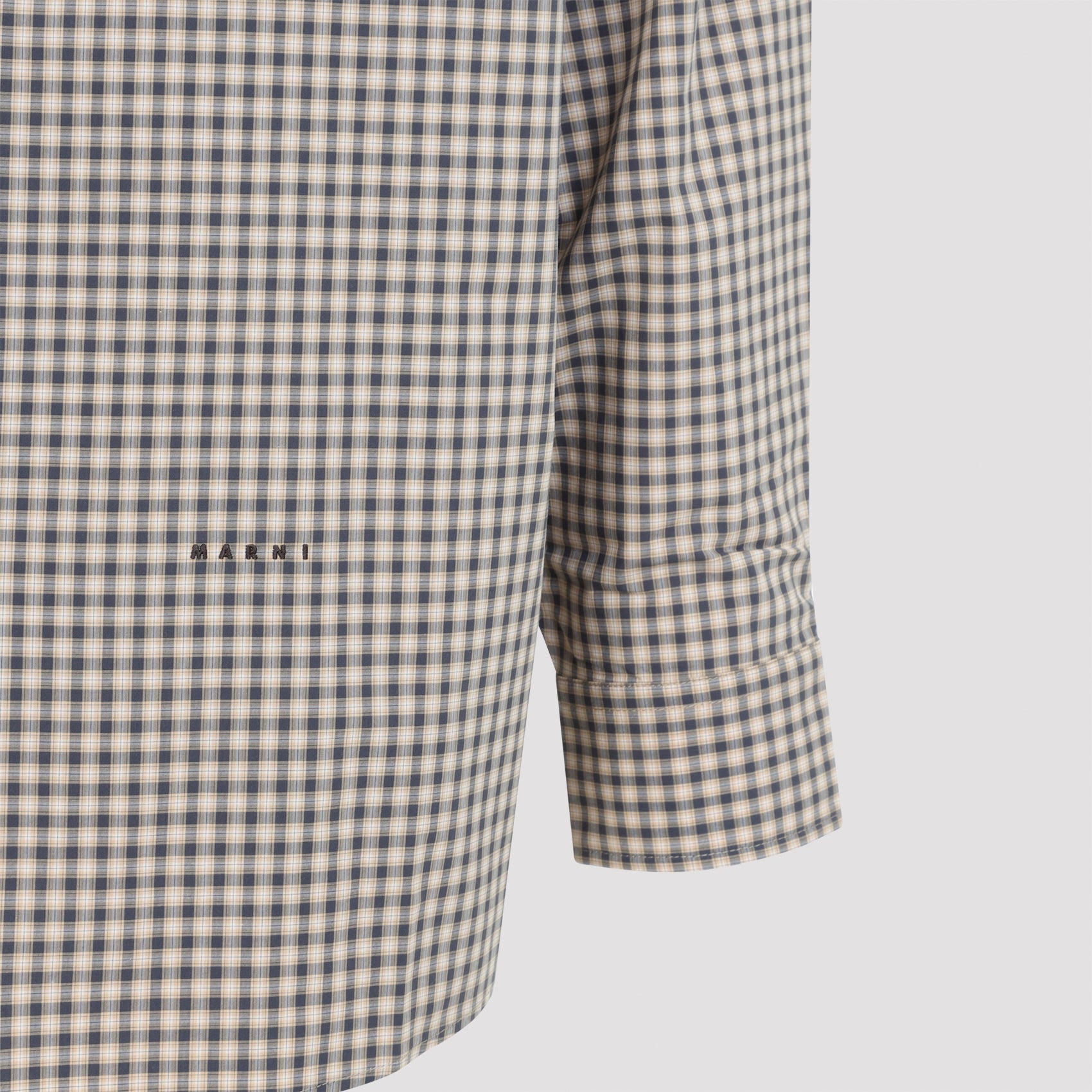 Marni Micro Check Pattern Shirt