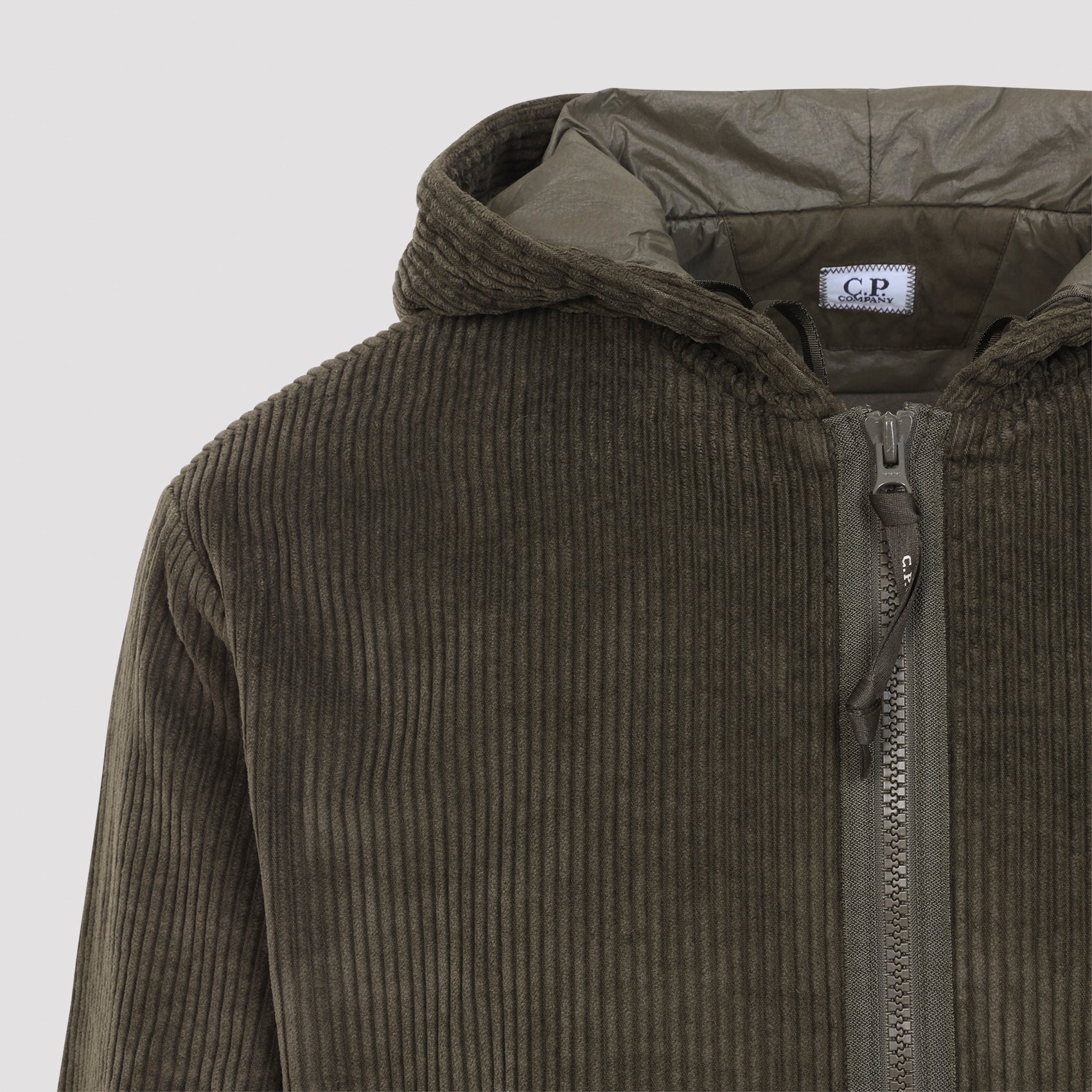 Cp Company Cordoury Full Zip Sweatshirt