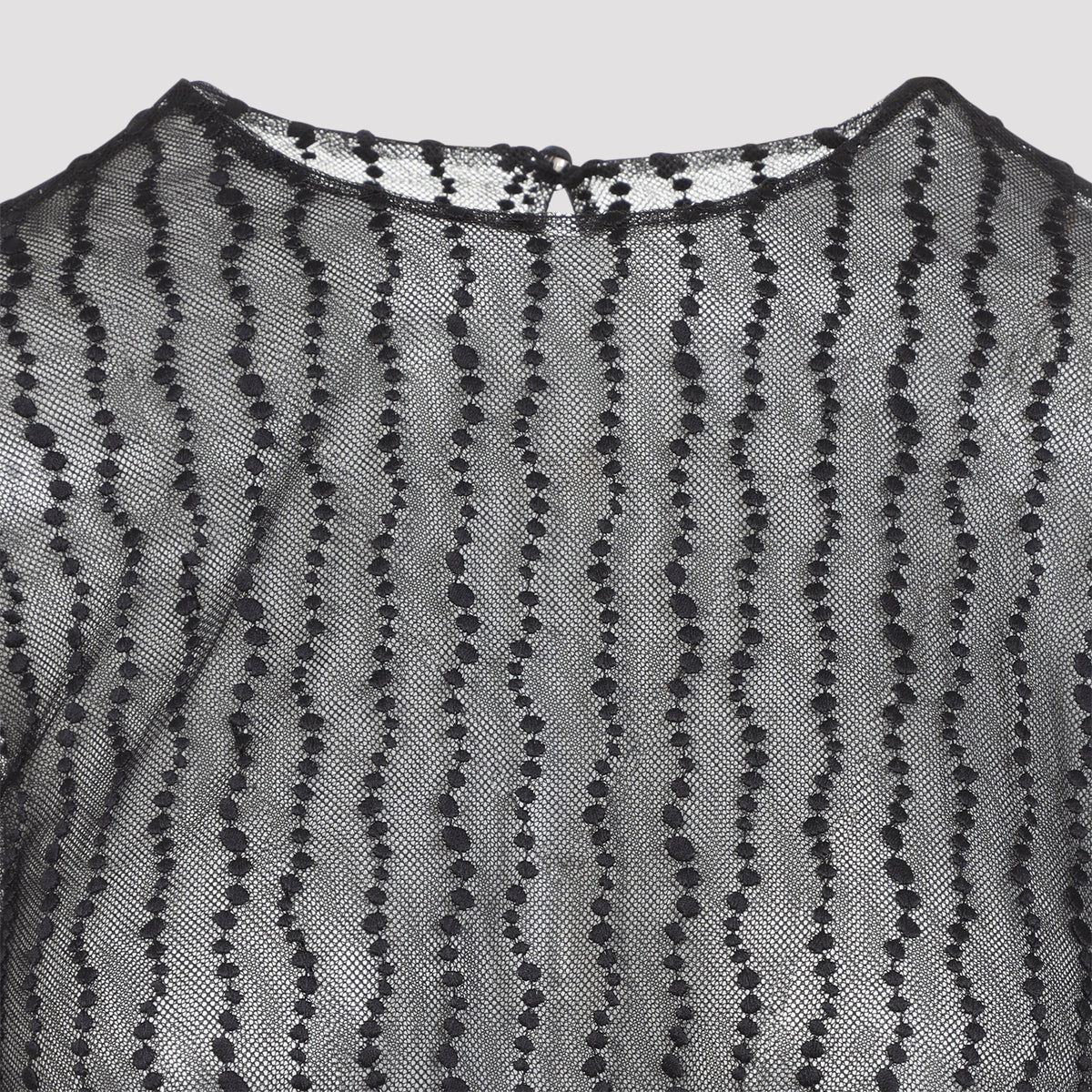 Alberta Ferretti Tulle Blouse