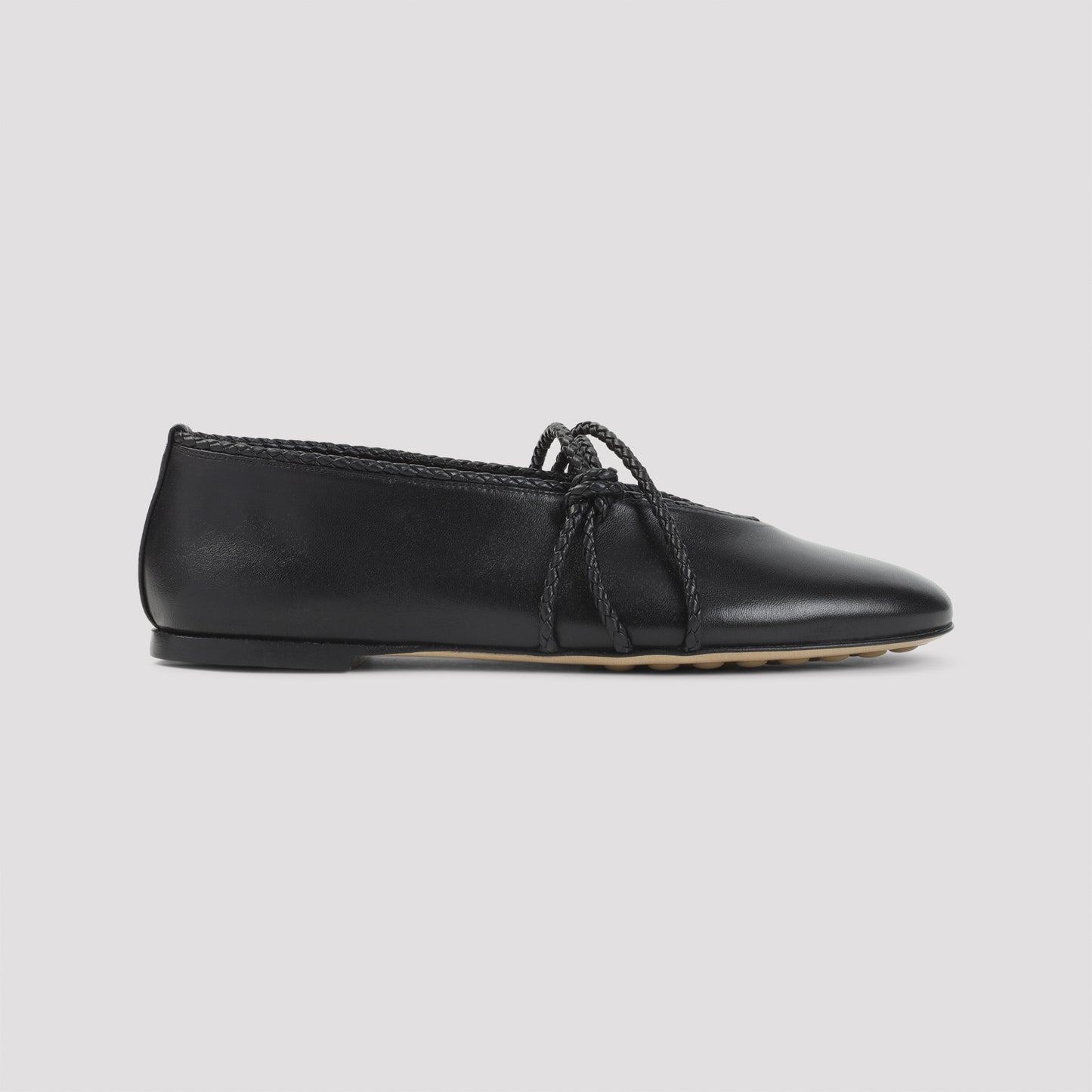 Bottega Veneta Rosa Lamb Leather Ballerinas