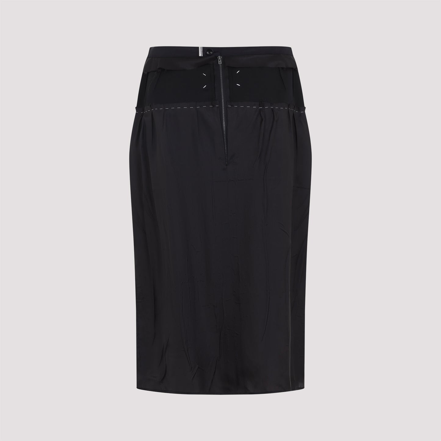 Maison Margiela Acetate Midi Skirt