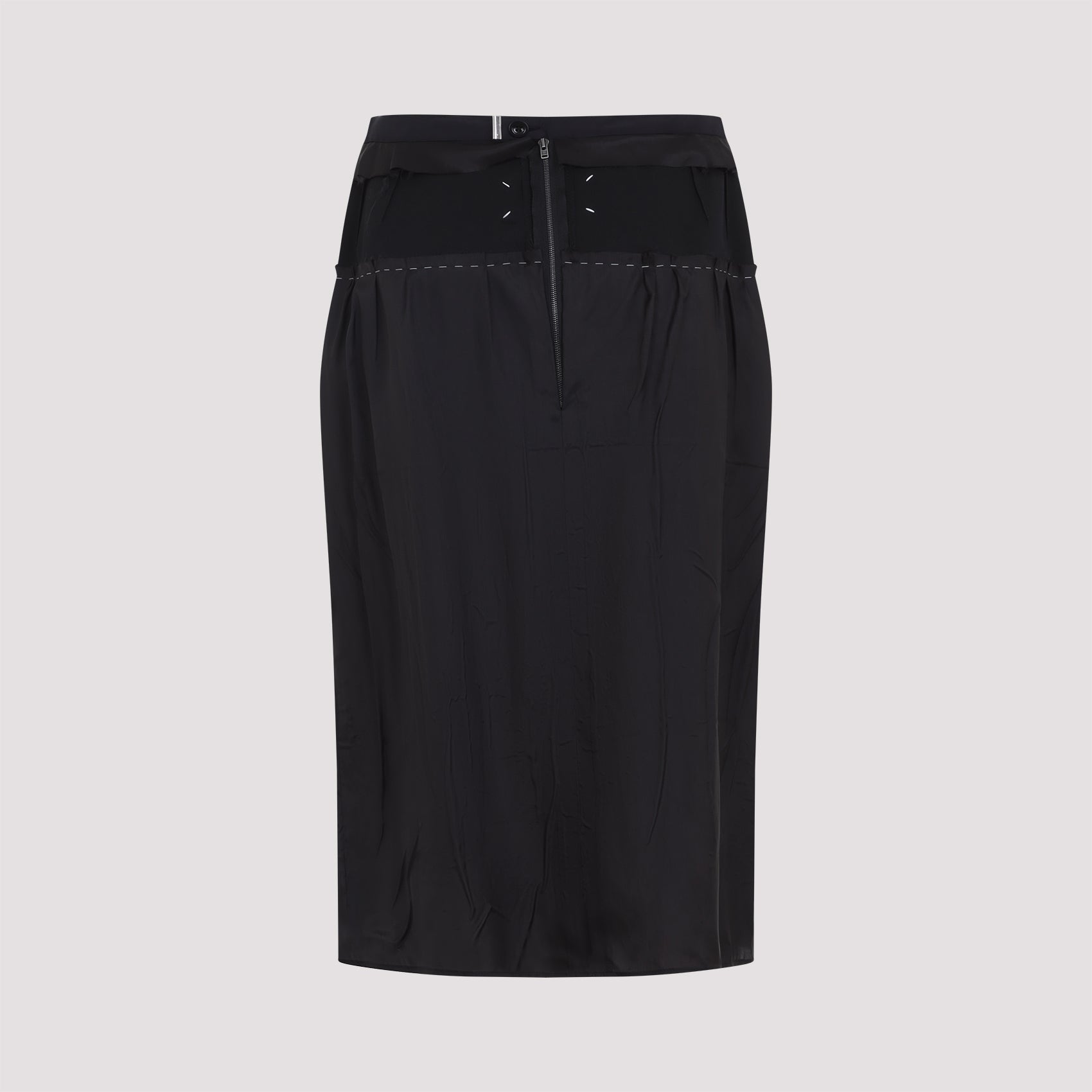 Maison Margiela Acetate Midi Skirt