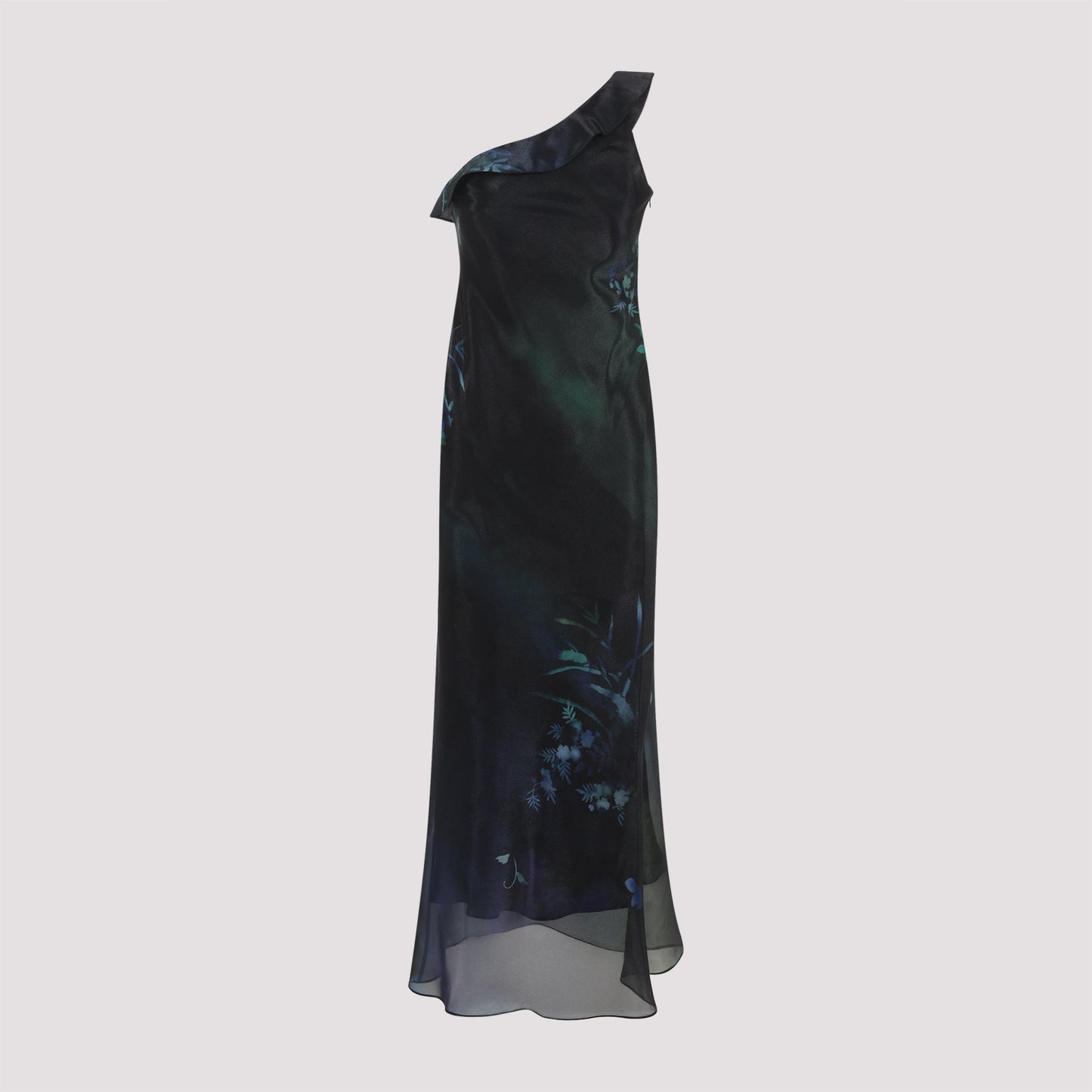 Giorgio Armani One-Shoulder Long Dress