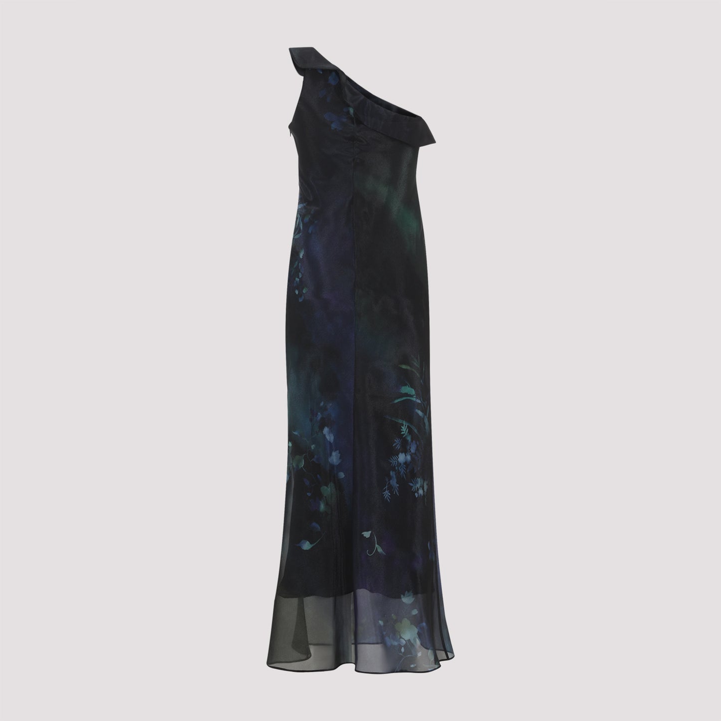 Giorgio Armani One-Shoulder Long Dress