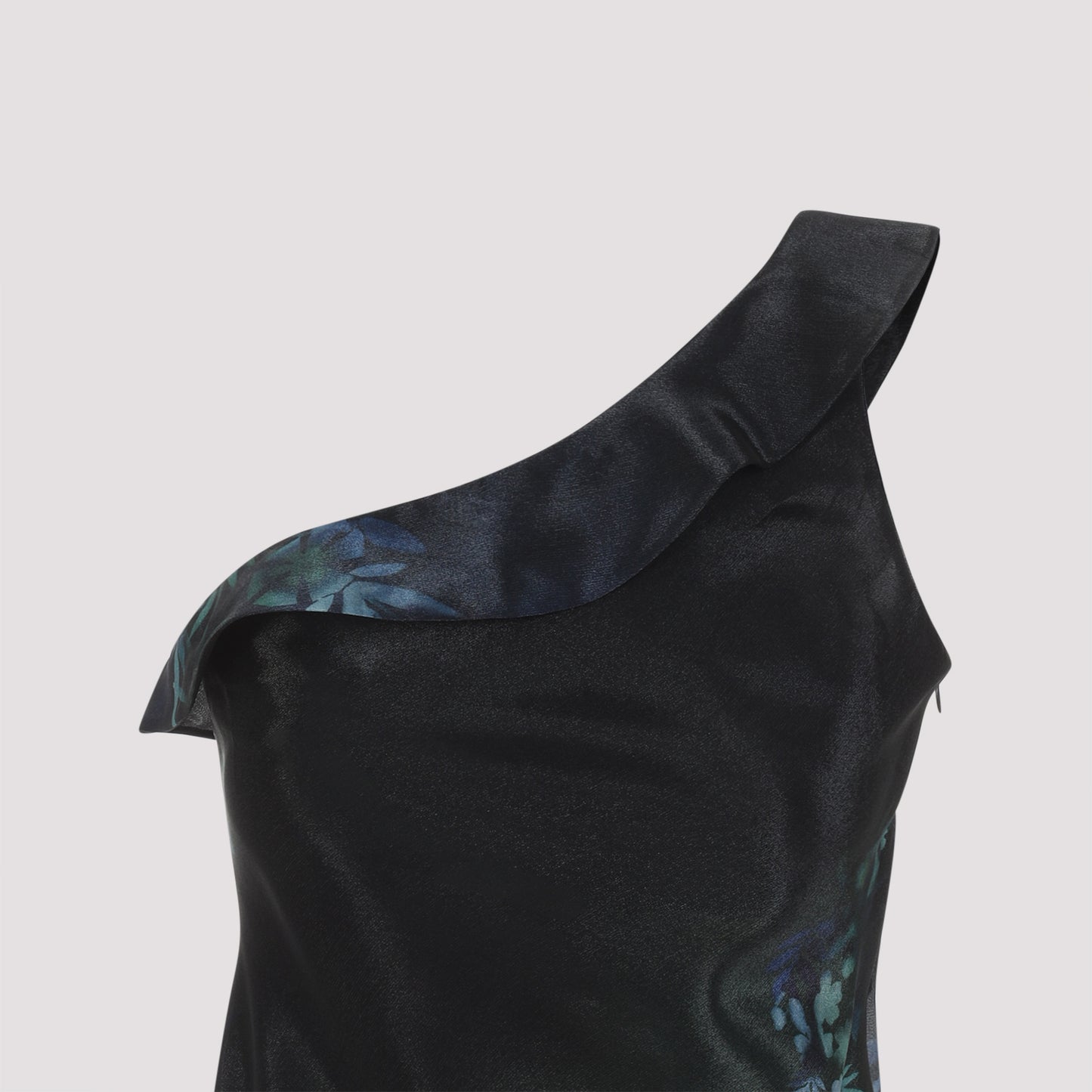 Giorgio Armani One-Shoulder Long Dress
