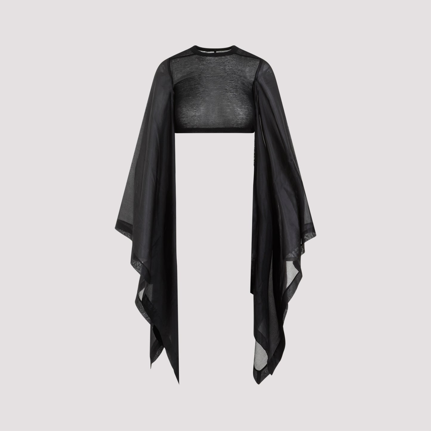 Rick Owens Flag Crop Habotai Top
