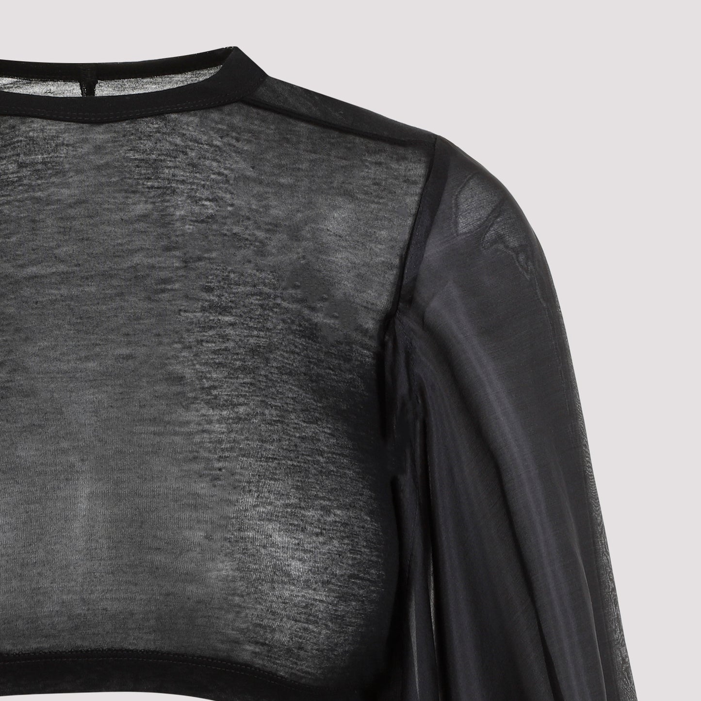 Rick Owens Flag Crop Habotai Top