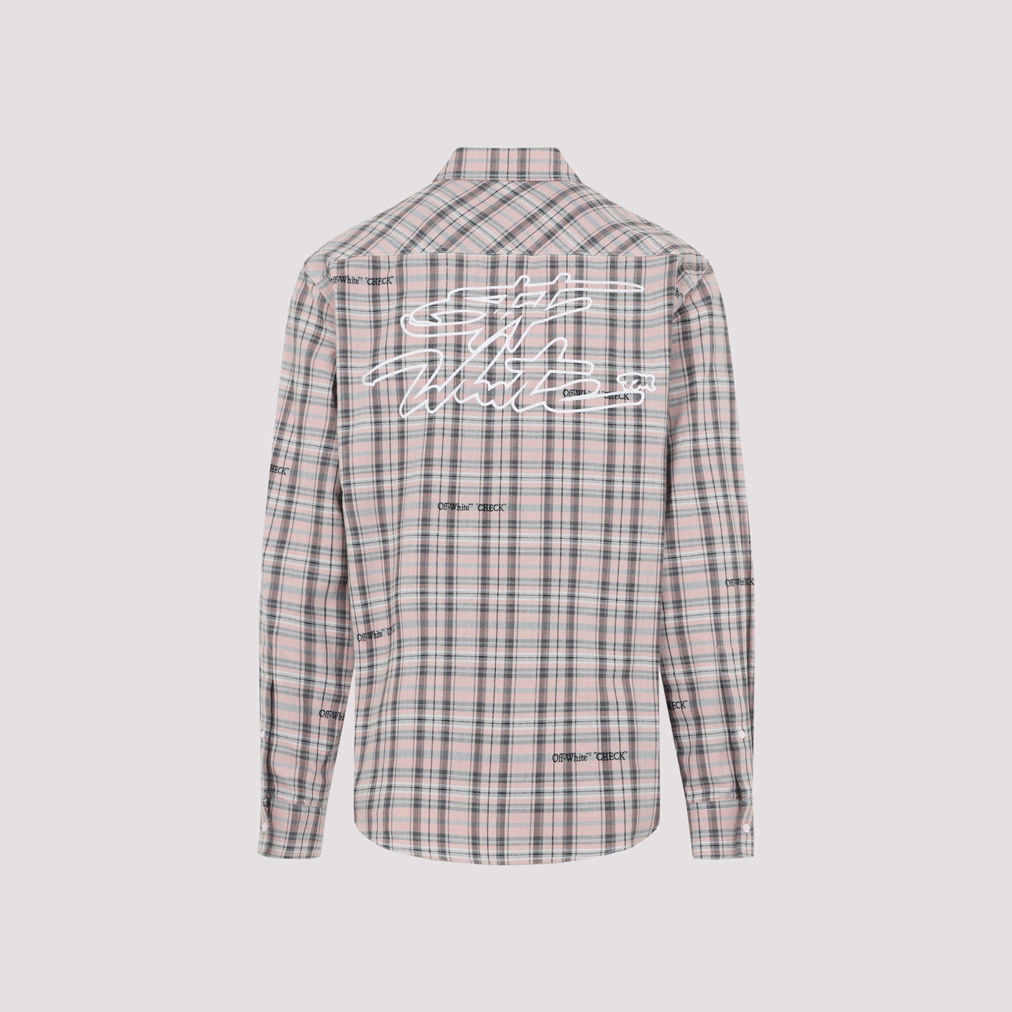 Off White Flannel Shirt
