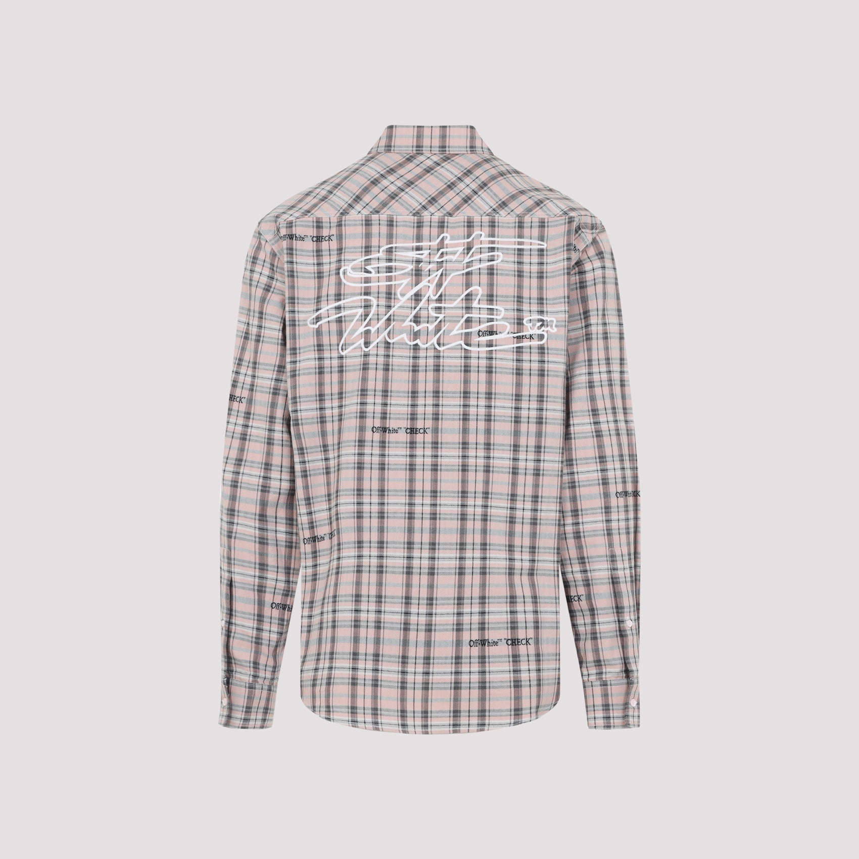 Off White Flannel Shirt