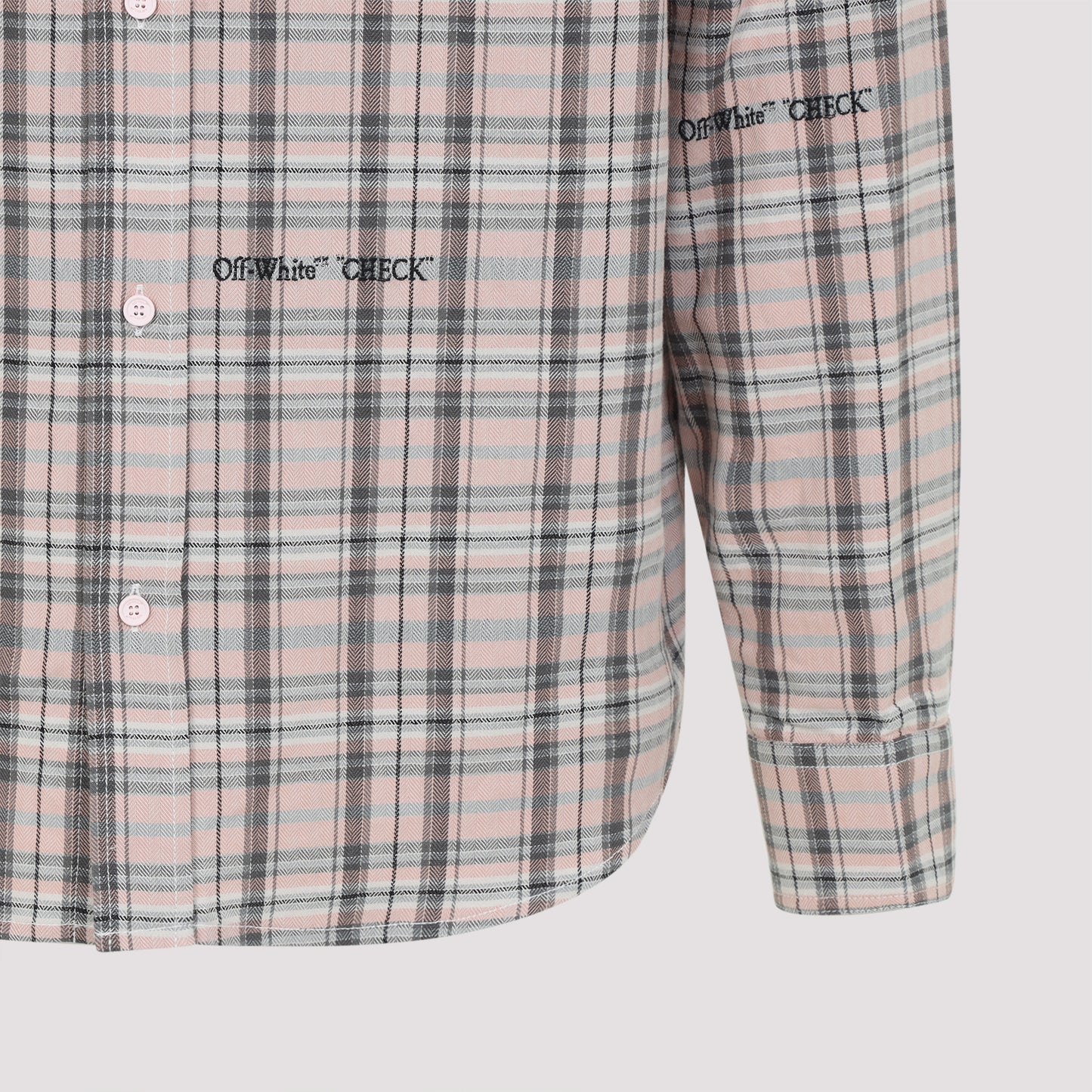 Off White Flannel Shirt