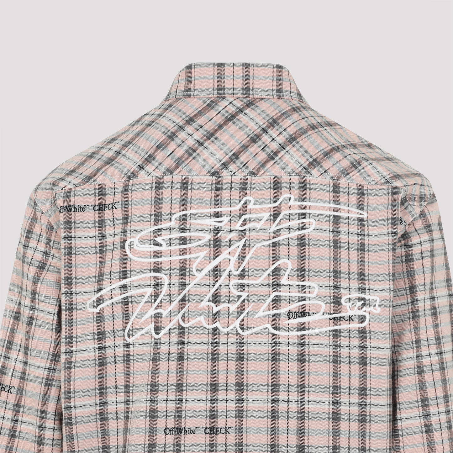 Off White Flannel Shirt