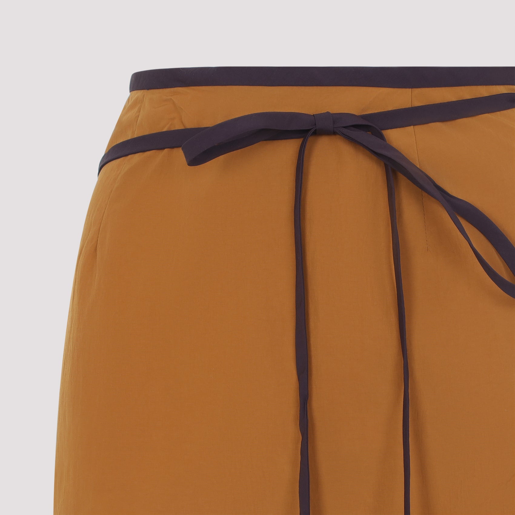 Saint Laurent Nylon Midi Skirt