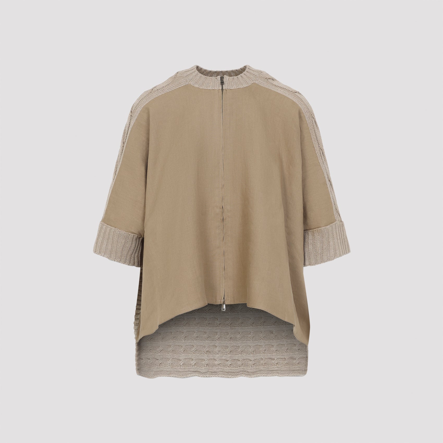 Max Mara Eresia Linen Cable Cardigan