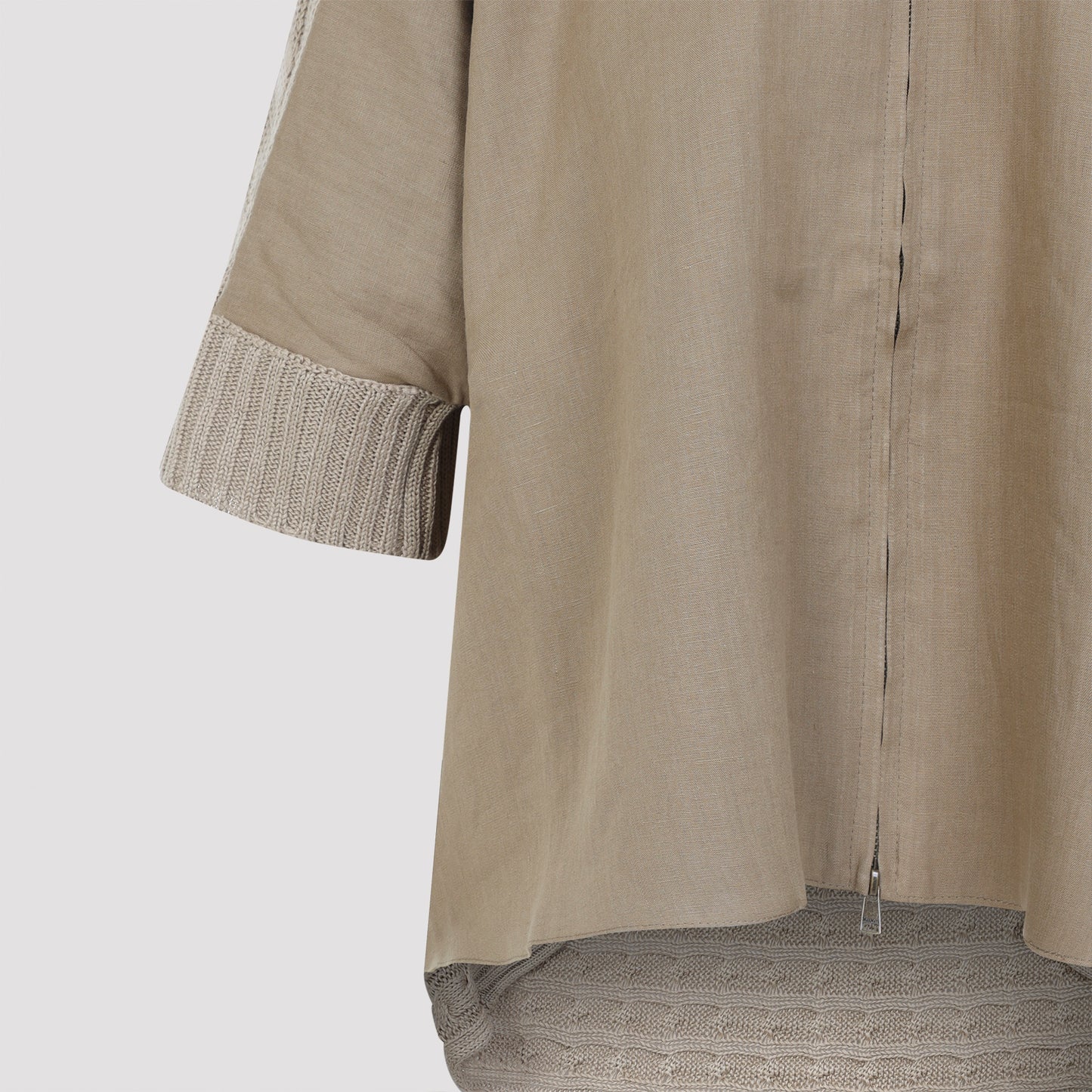 Max Mara Eresia Linen Cable Cardigan