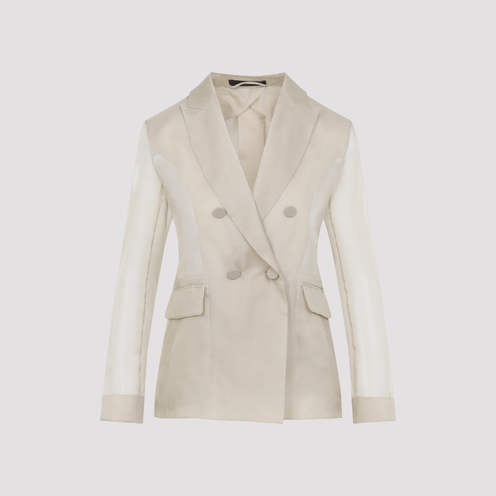 Max Mara Pianoforte Slogan Organza Jacket
