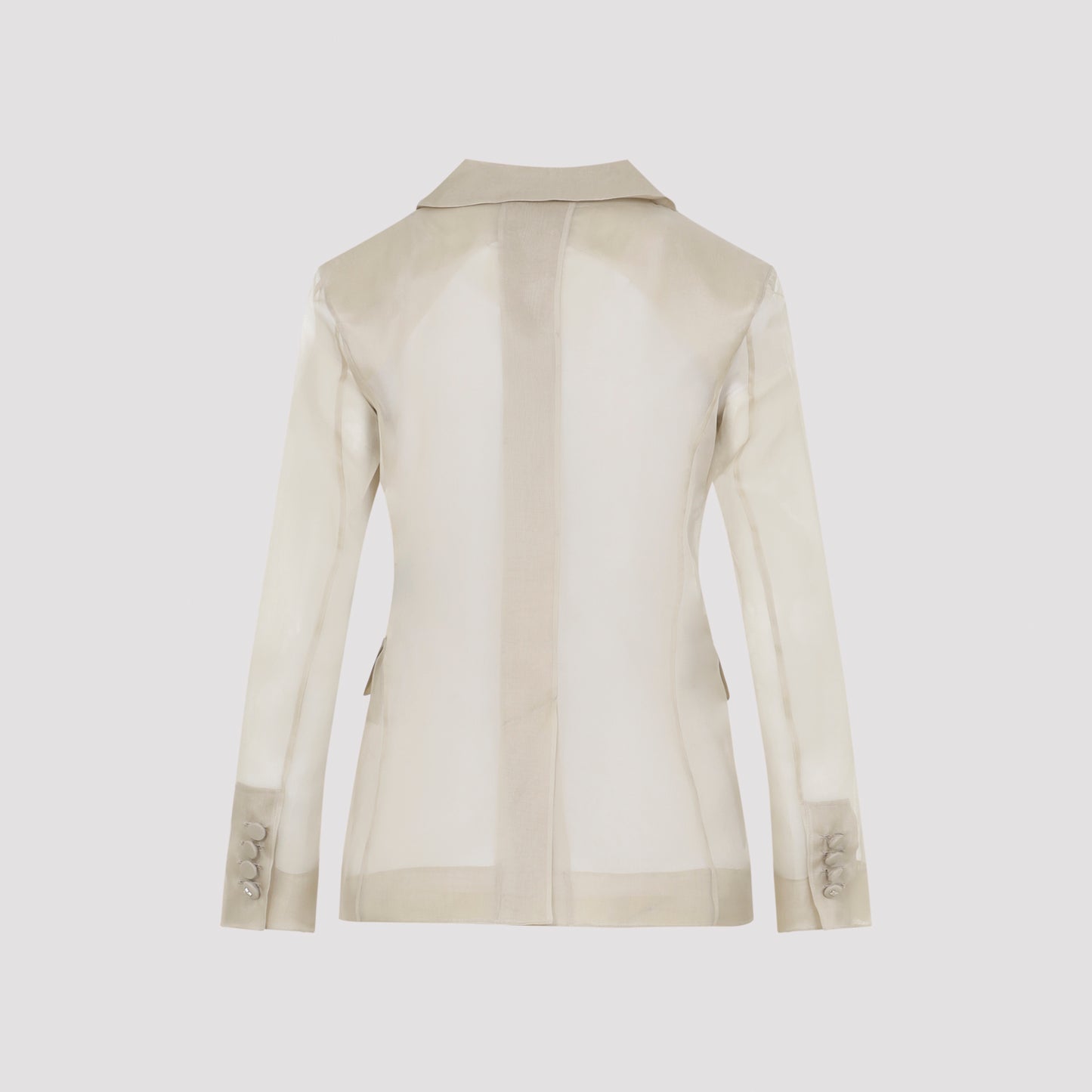 Max Mara Pianoforte Slogan Organza Jacket